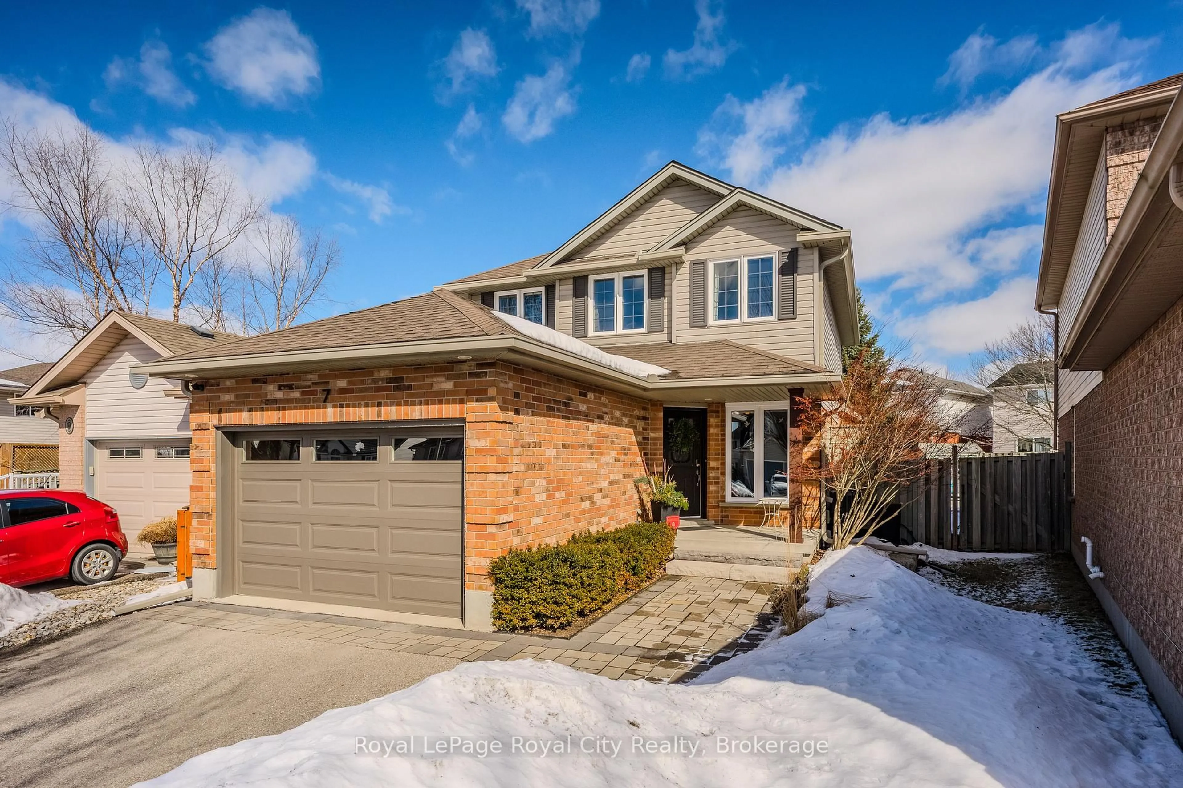 Home with brick exterior material, street for 7 Hill Tr, Guelph Ontario N1E 7C8