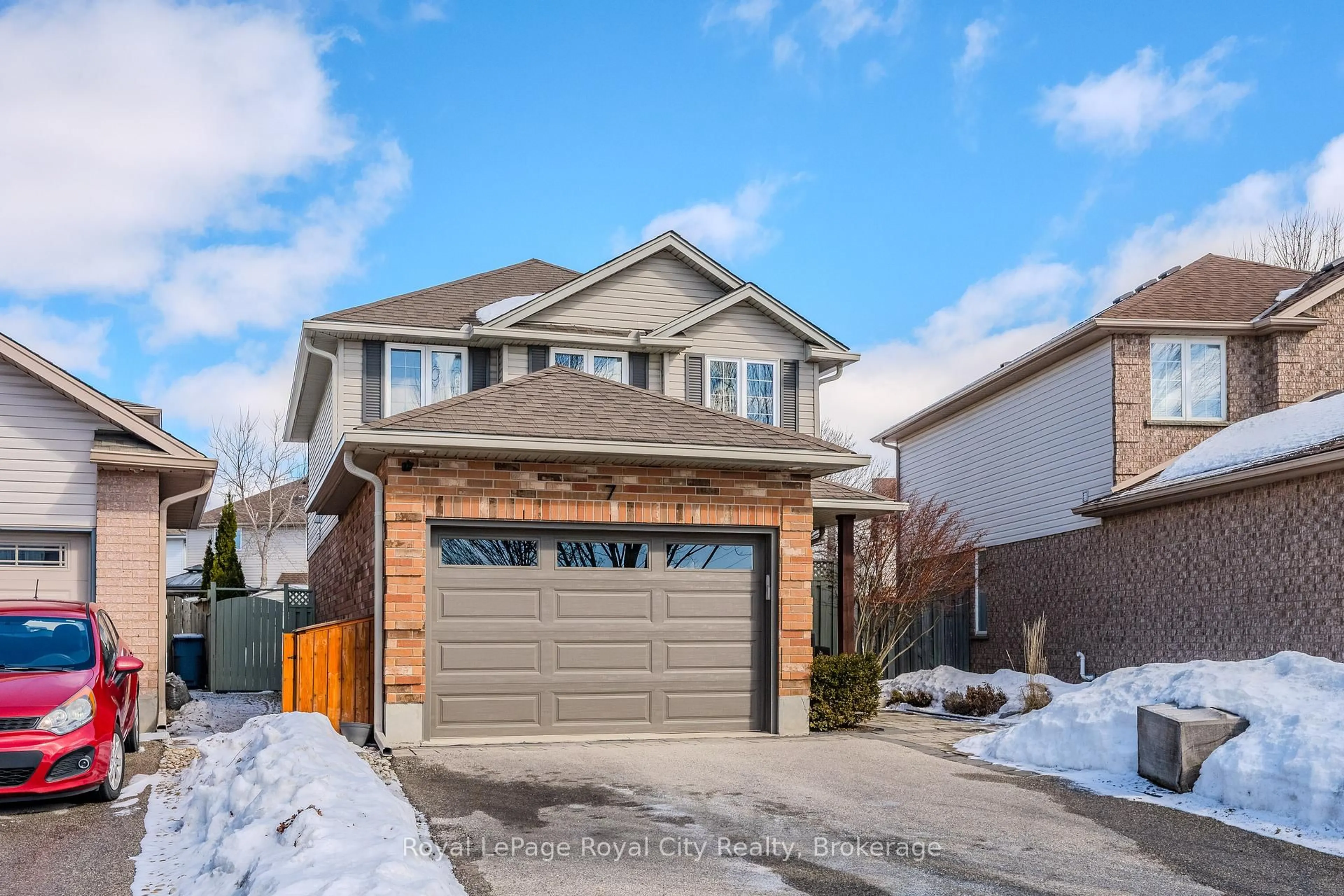 Home with brick exterior material, street for 7 Hill Tr, Guelph Ontario N1E 7C8