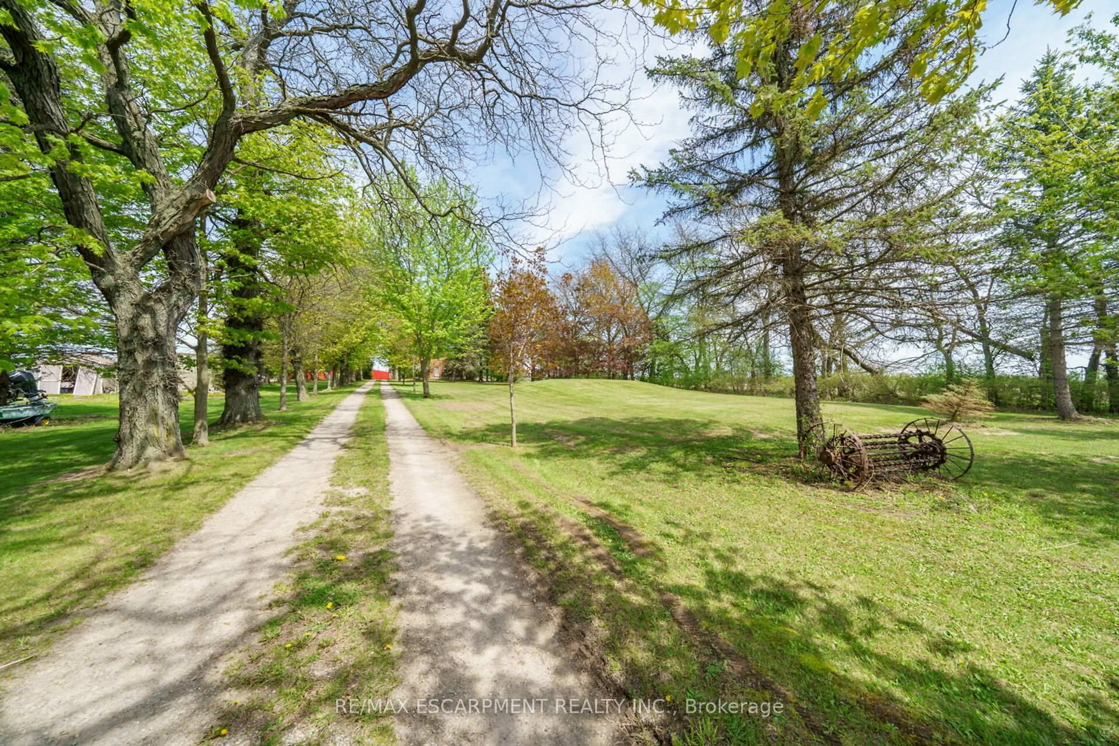 A pic from outside/outdoor area/front of a property/back of a property/a pic from drone, forest/trees view for 534 Haldimand 32 Rd, Haldimand Ontario N0A 1C0
