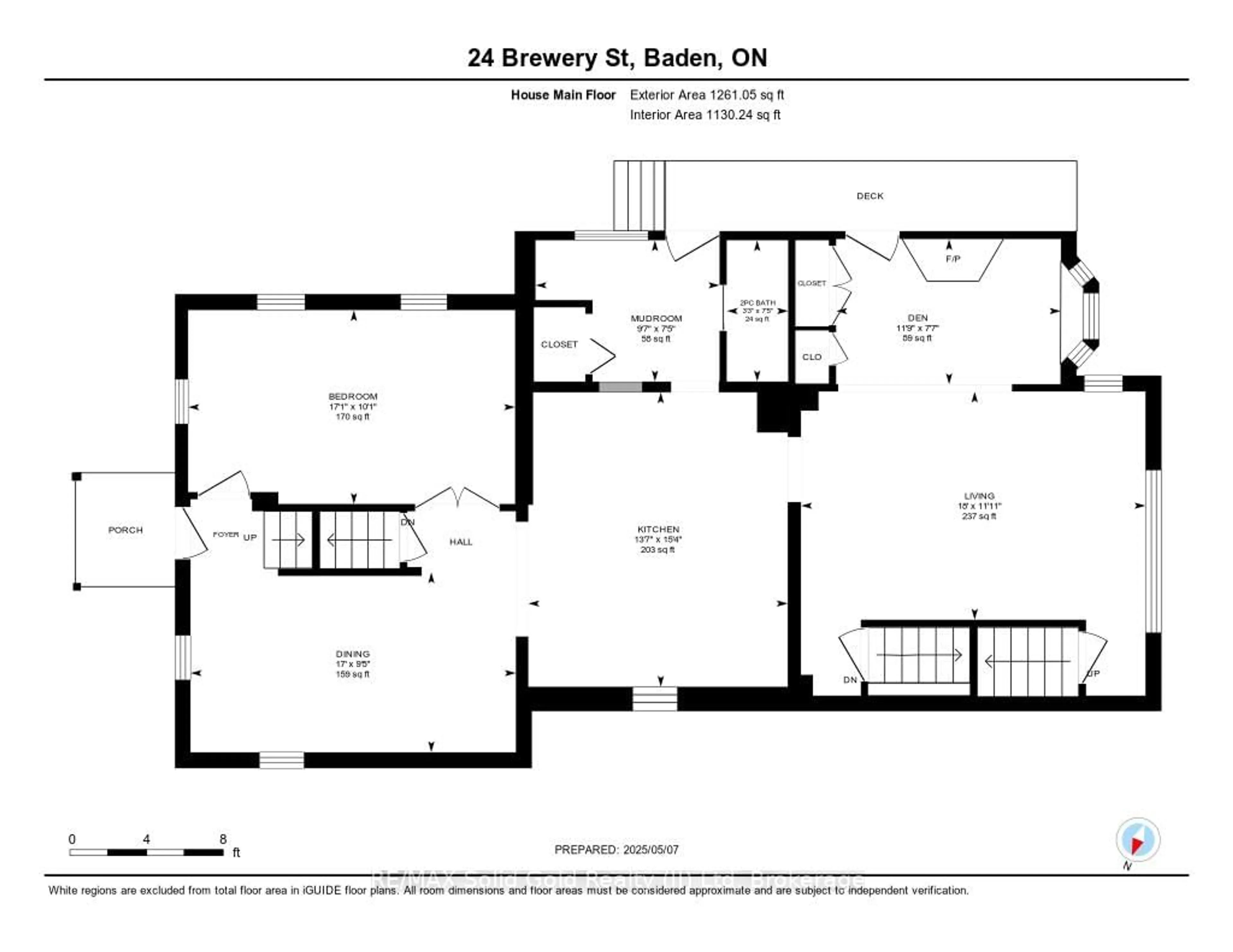Floor plan for 24 Brewery St, Wilmot Ontario N3A 2S7