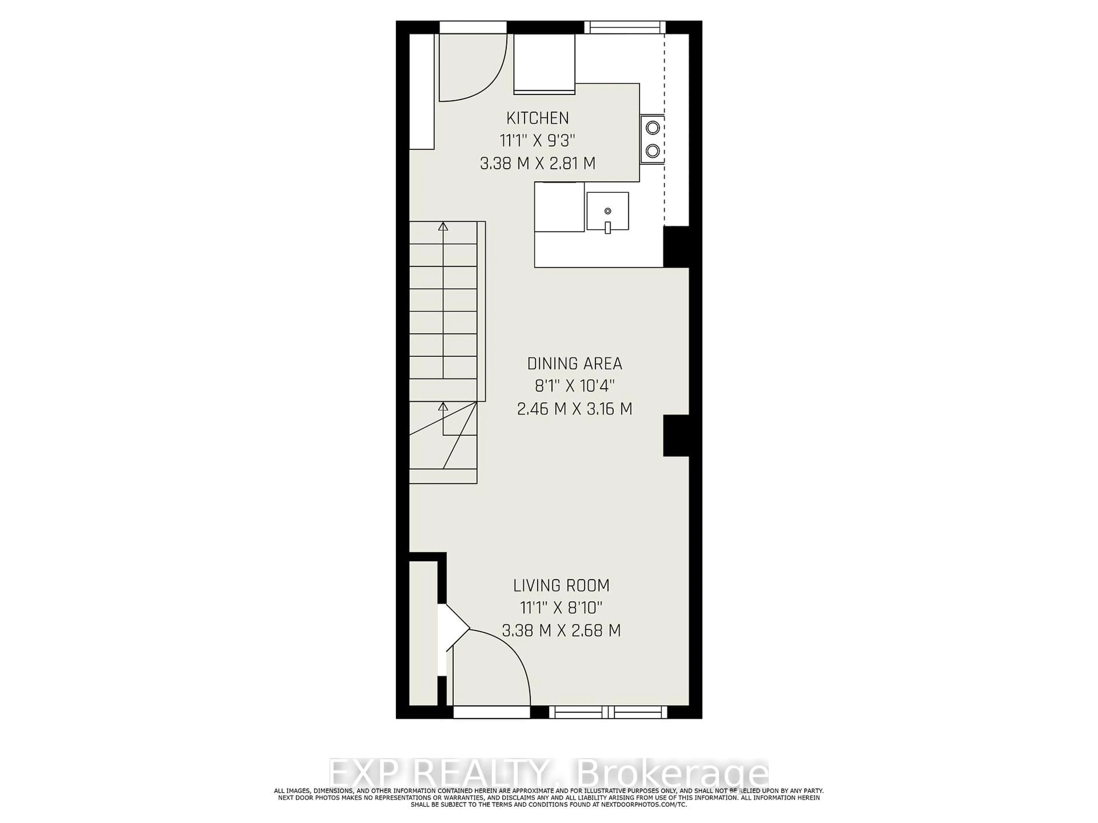 Floor plan for 162 Rochester St, Ottawa Ontario K1R 7M4