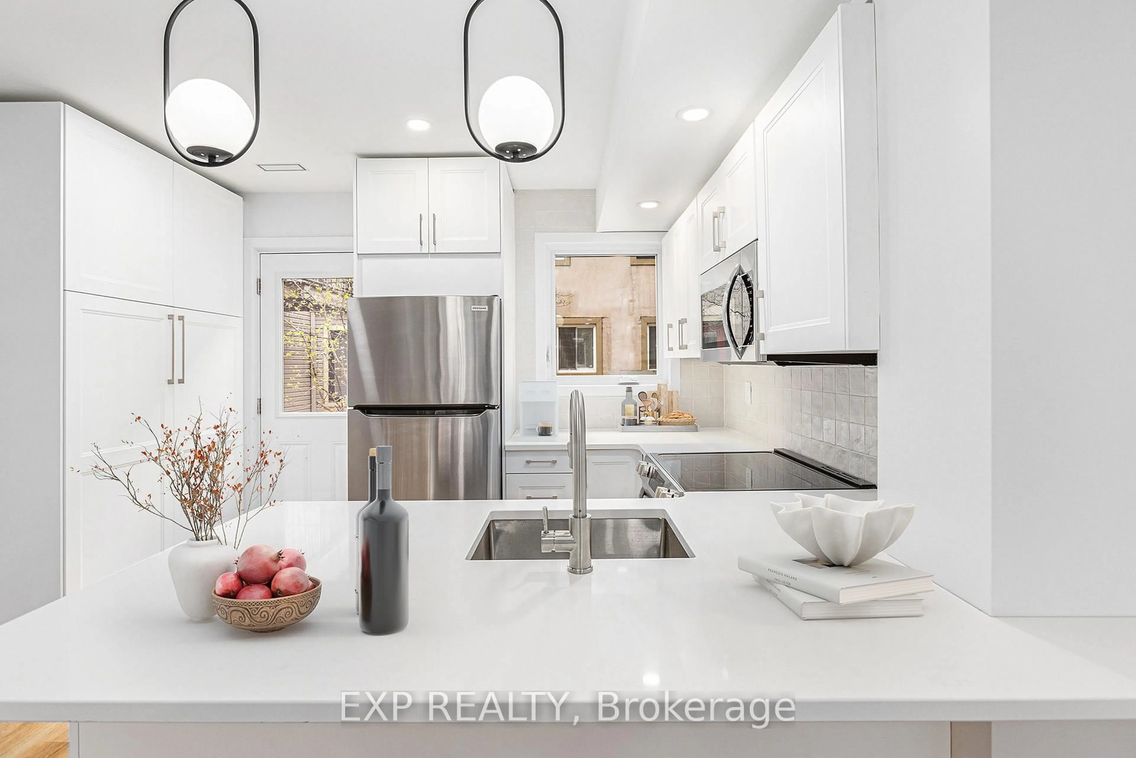 Contemporary kitchen, ceramic/tile floor for 162 Rochester St, Ottawa Ontario K1R 7M4
