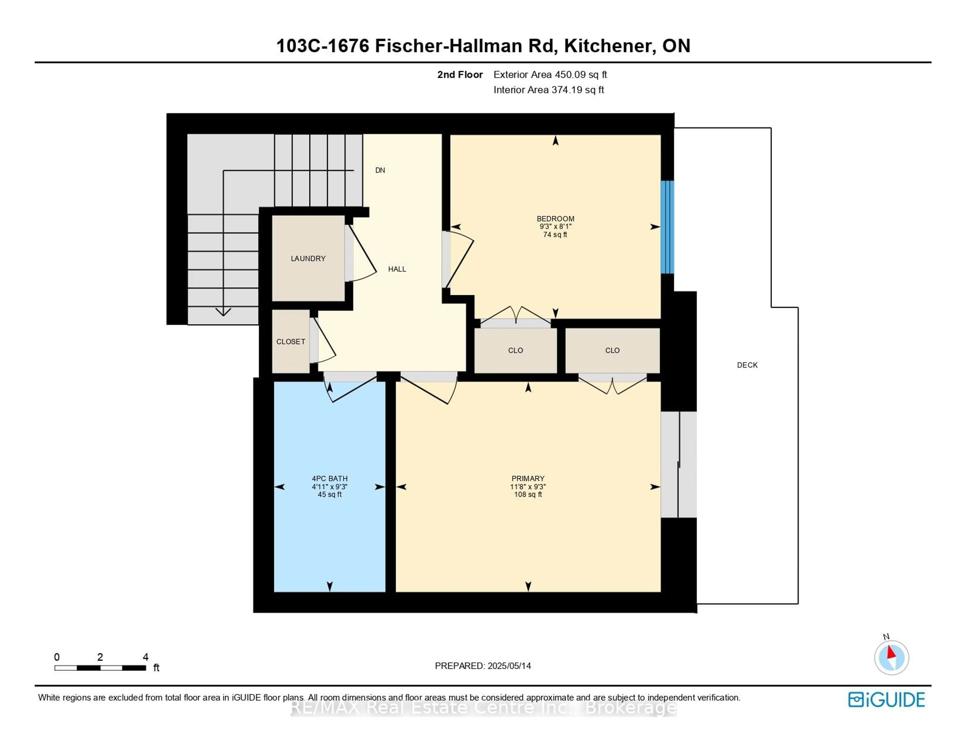 Floor plan for 1676 Fischer Hallman Rd #C, Kitchener Ontario N2R 0H9