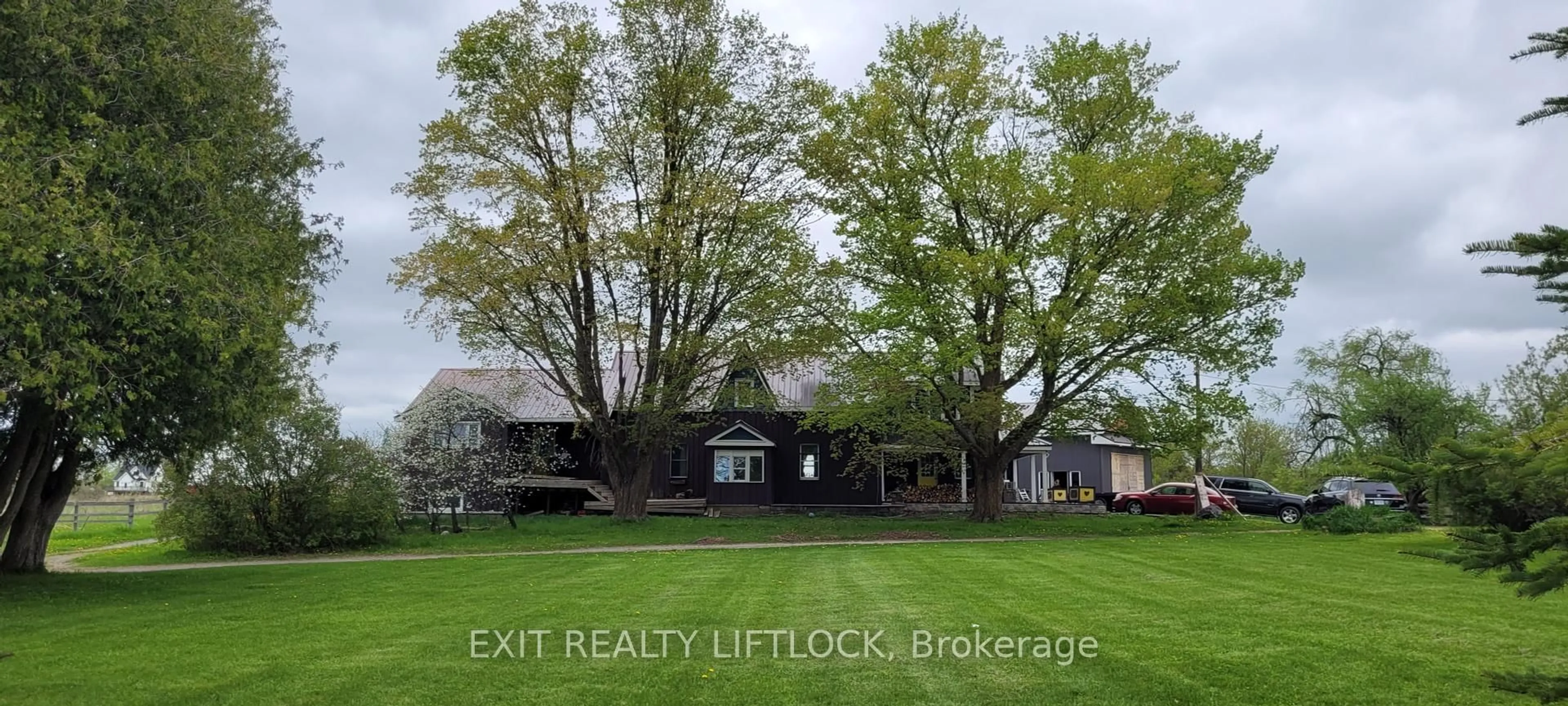 A pic from outside/outdoor area/front of a property/back of a property/a pic from drone, water/lake/river/ocean view for 2917 County Road 38 N/A, Douro-Dummer Ontario K0L 3A0
