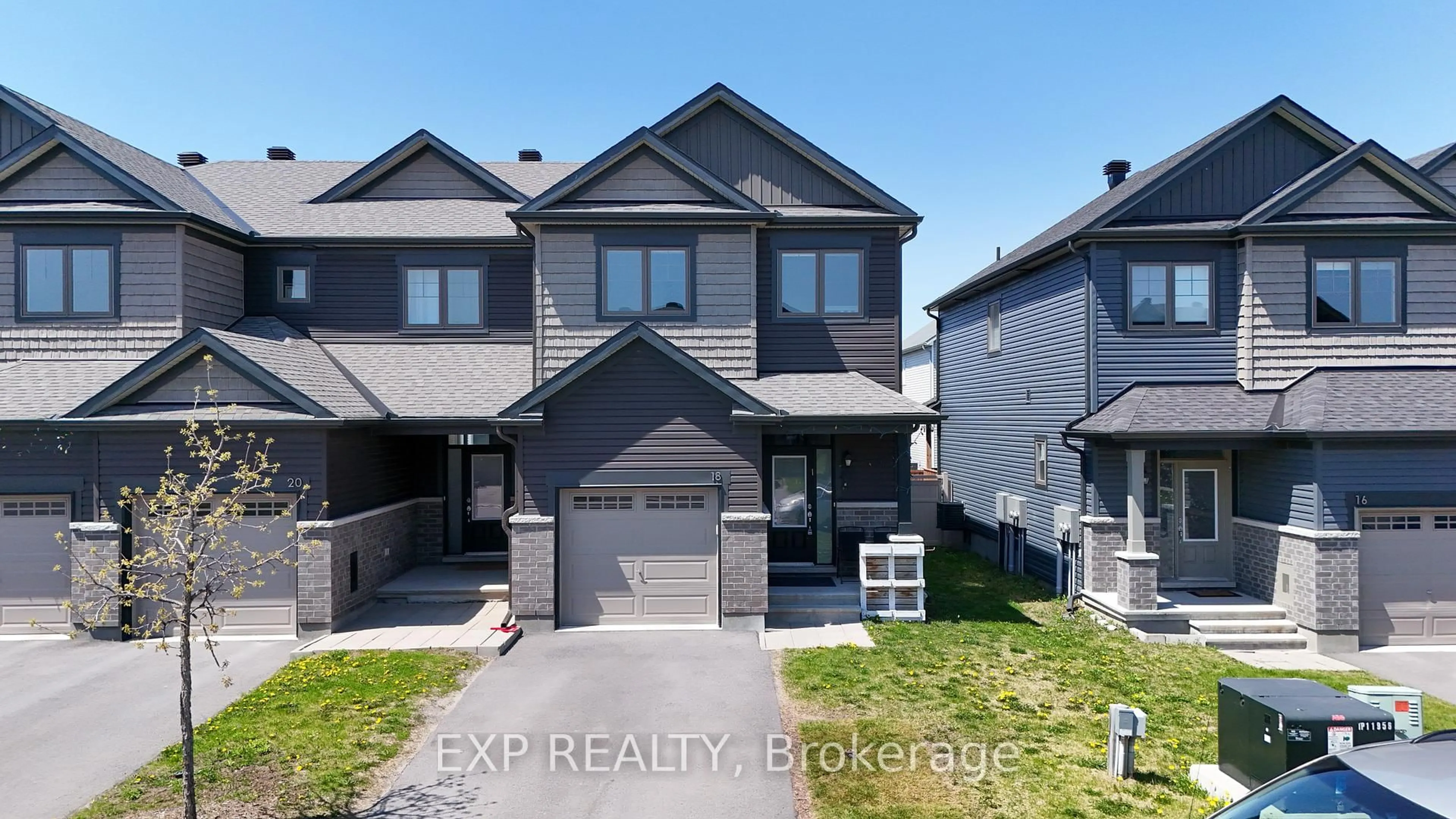 A pic from outside/outdoor area/front of a property/back of a property/a pic from drone, street for 18 Rookie Cres, Ottawa Ontario K2V 0R9