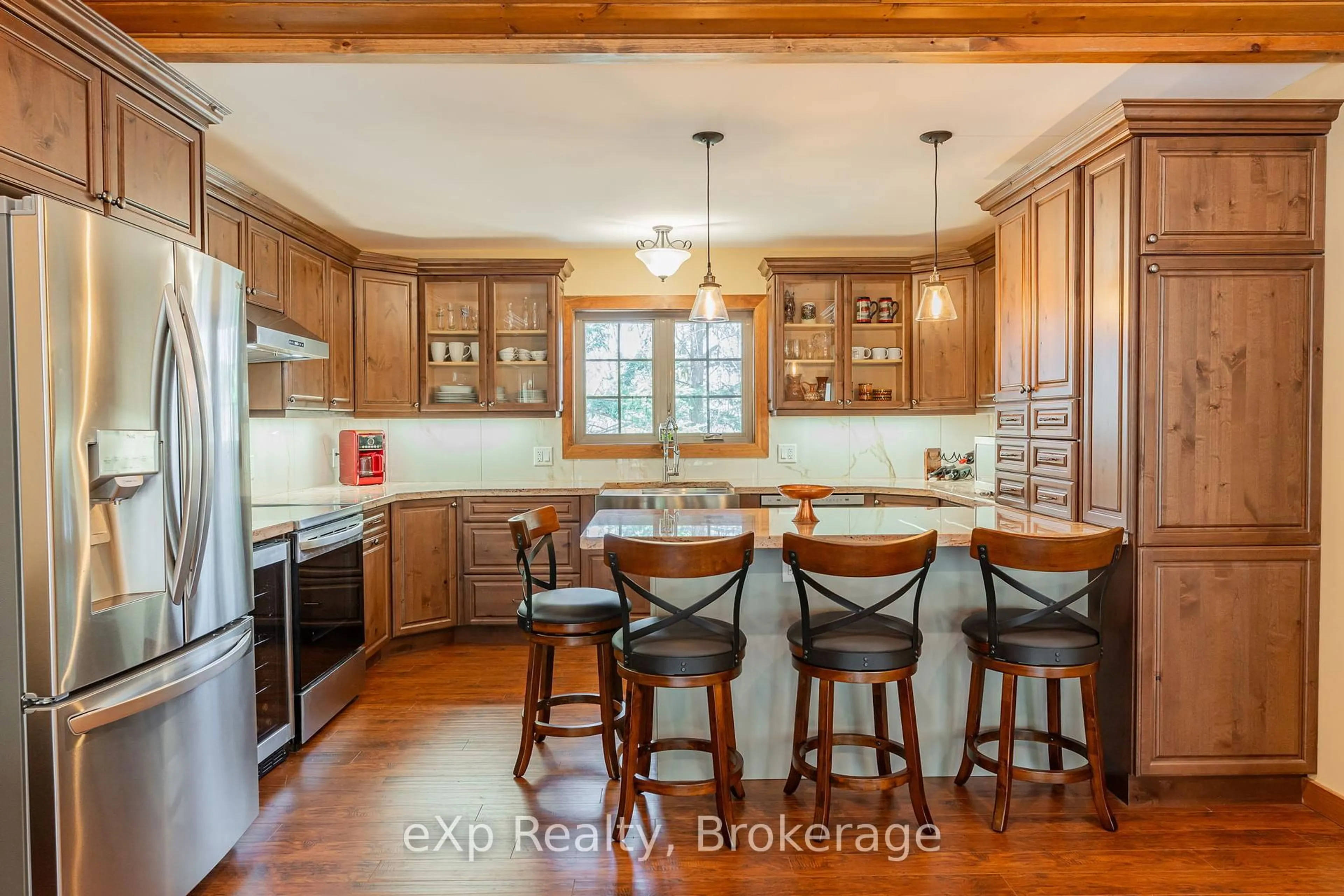 Open concept kitchen, unknown for 35 Keefer St, Dysart et al Ontario K0M 1S0