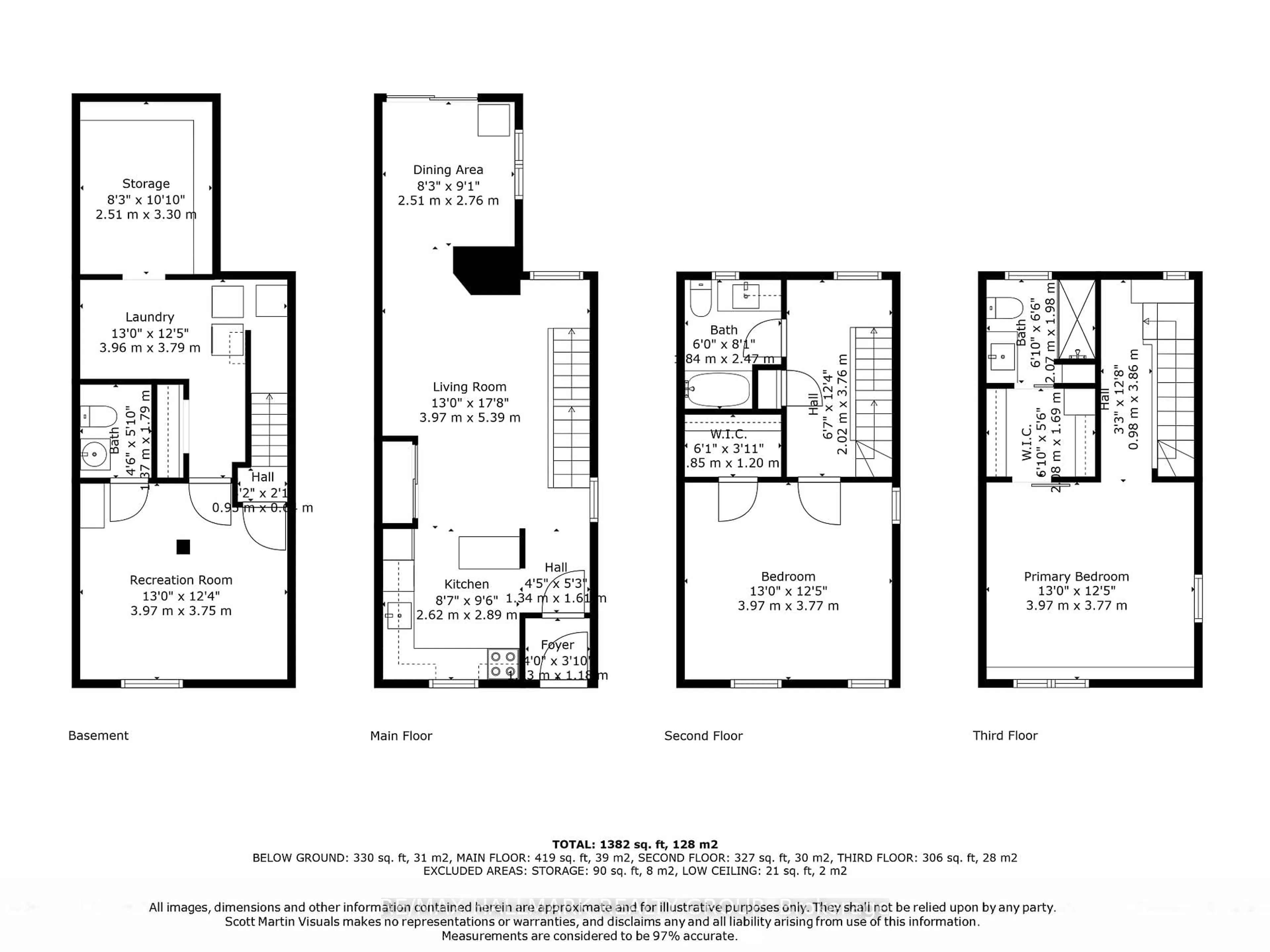 Floor plan for 5 Holmwood Ave, Ottawa Ontario K1S 2N9