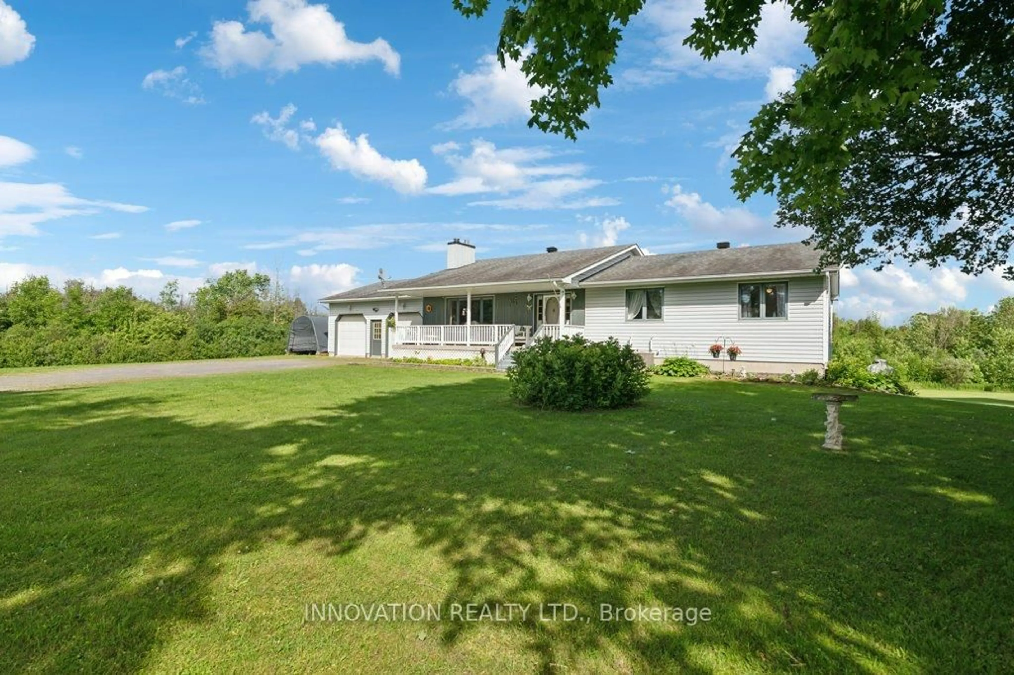 A pic from outside/outdoor area/front of a property/back of a property/a pic from drone, water/lake/river/ocean view for 3315 County 21 Rd, Edwardsburgh/Cardinal Ontario K0E 1X0