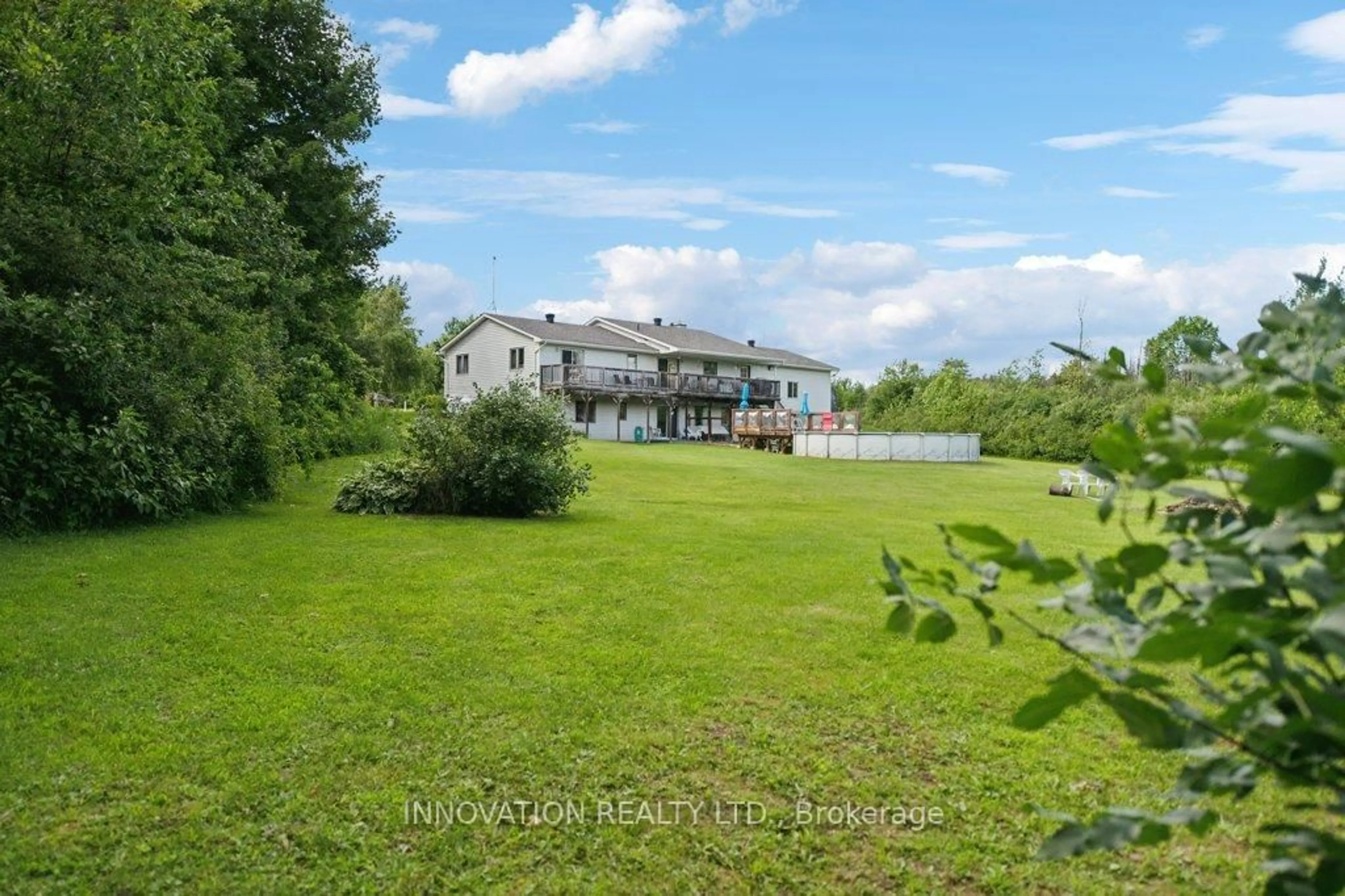 A pic from outside/outdoor area/front of a property/back of a property/a pic from drone, water/lake/river/ocean view for 3315 County 21 Rd, Edwardsburgh/Cardinal Ontario K0E 1X0