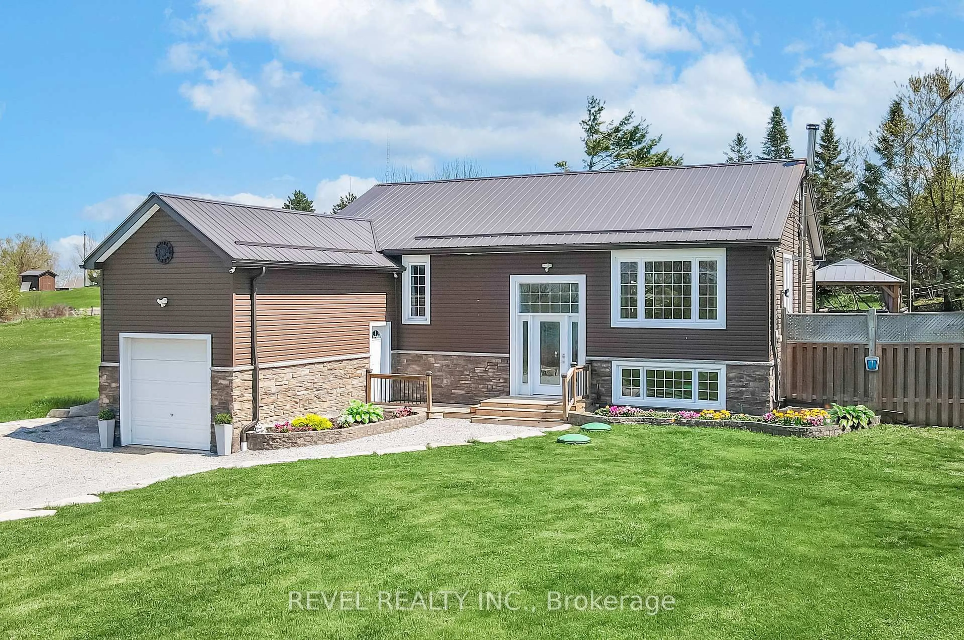 Home with vinyl exterior material, street for 36 Island View Rd, Kawartha Lakes Ontario K0M 2C0
