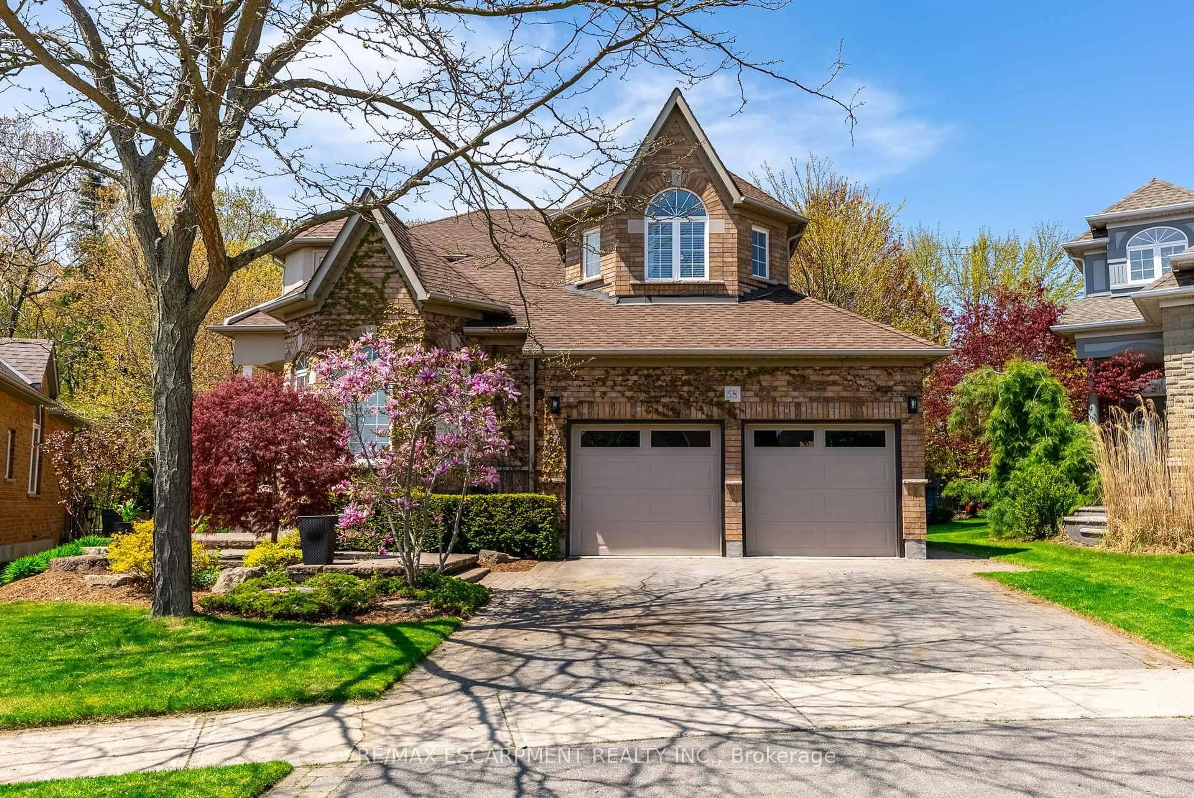 Home with brick exterior material, street for 58 ANDERSON Crt, Hamilton Ontario L9G 4Z7