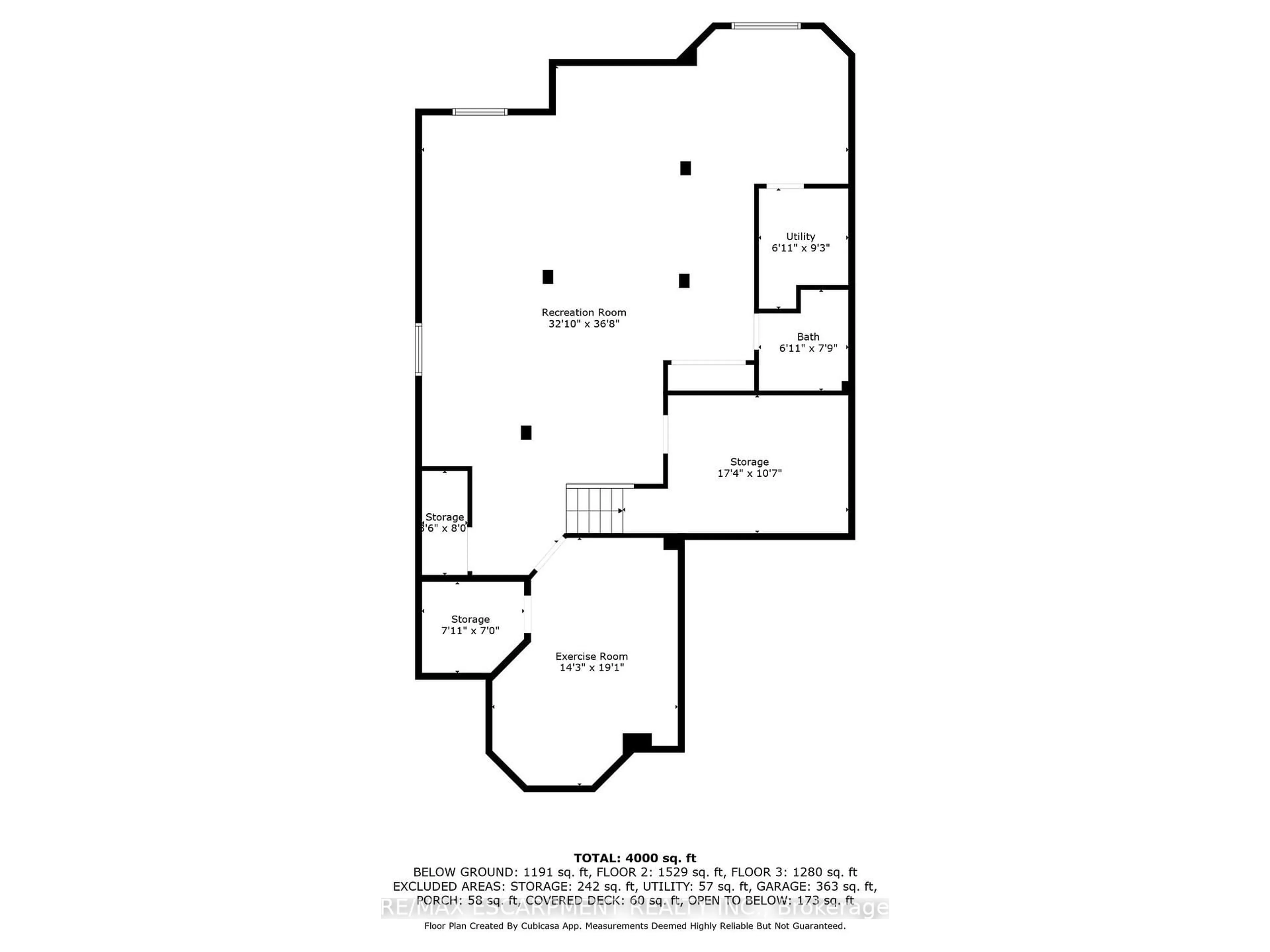 Floor plan for 58 ANDERSON Crt, Hamilton Ontario L9G 4Z7