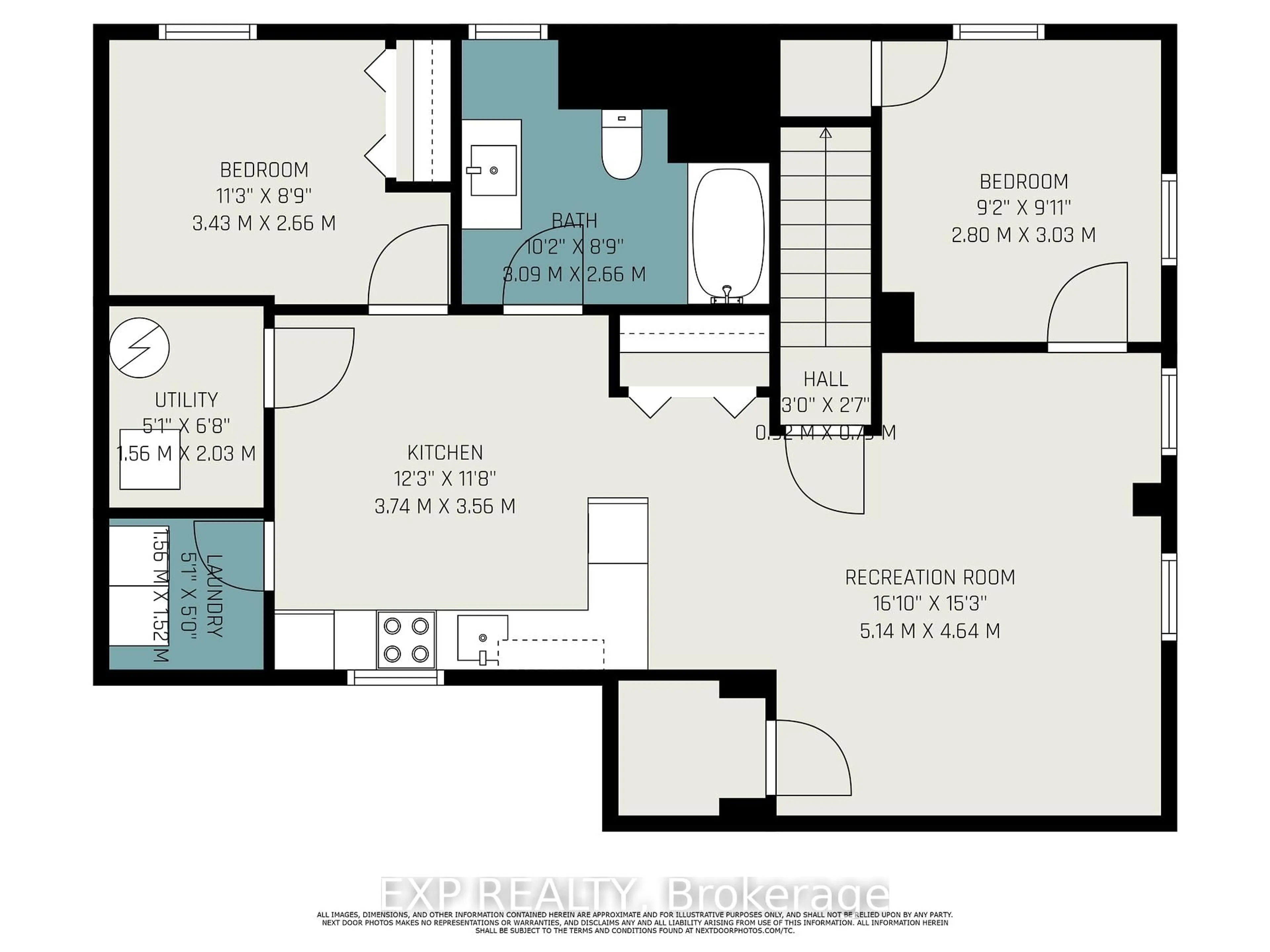 Floor plan for 1512 Laperriere Ave, Ottawa Ontario K1Z 7S9
