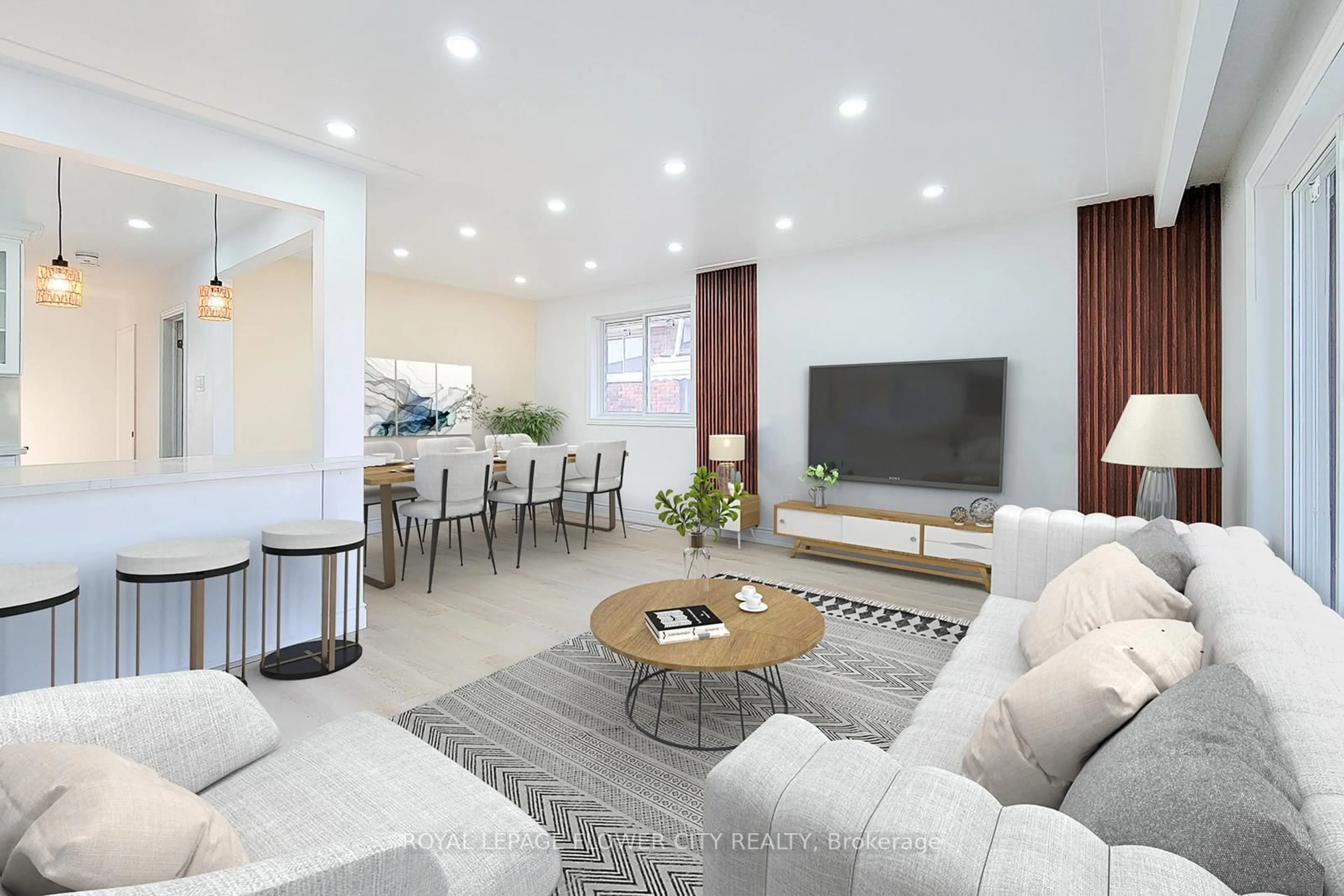 Living room with furniture, unknown for 56 Moxley Dr, Hamilton Ontario L8T 3Y7