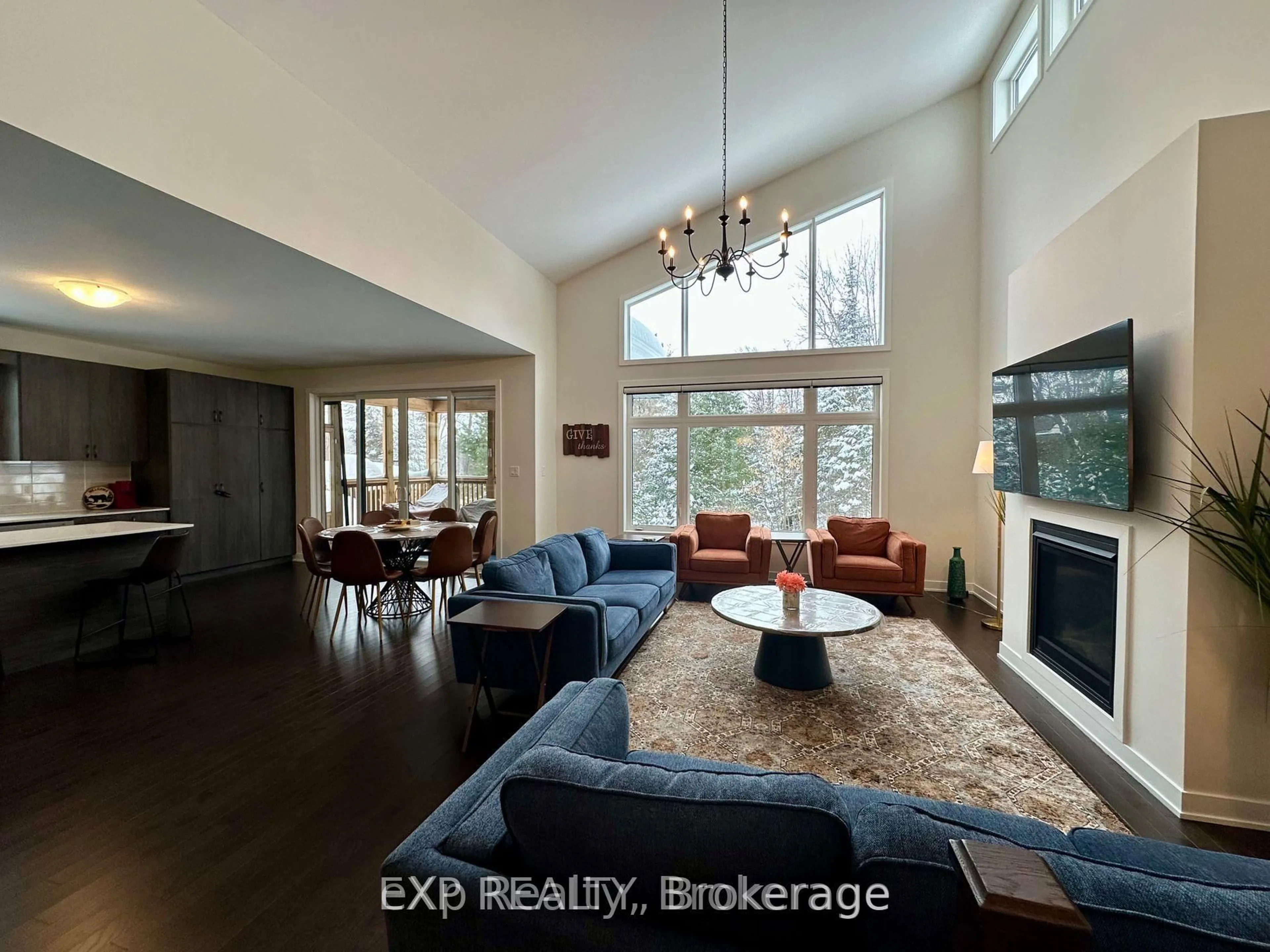 Living room with furniture, unknown for 1017 Ridgeline Dr, Lake of Bays Ontario P1J 2J6