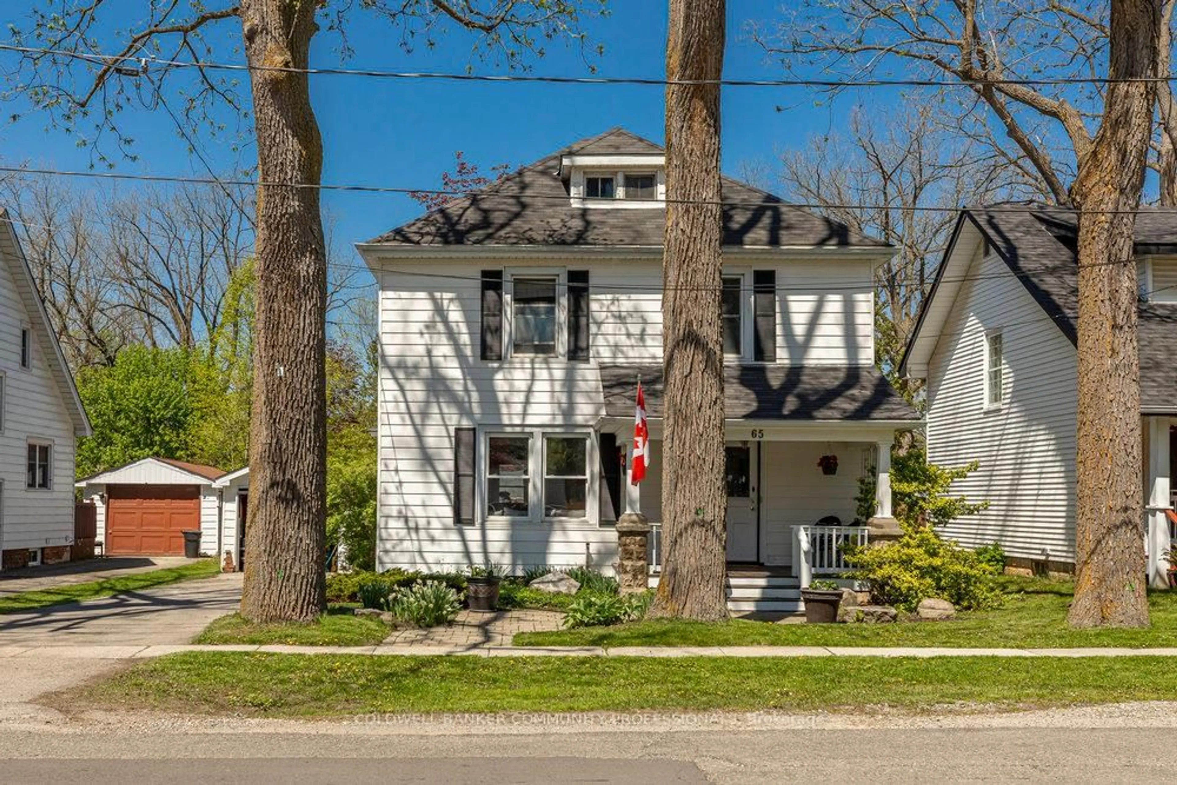 Home with brick exterior material, street for 65 Banff St, Haldimand Ontario N3W 1C2