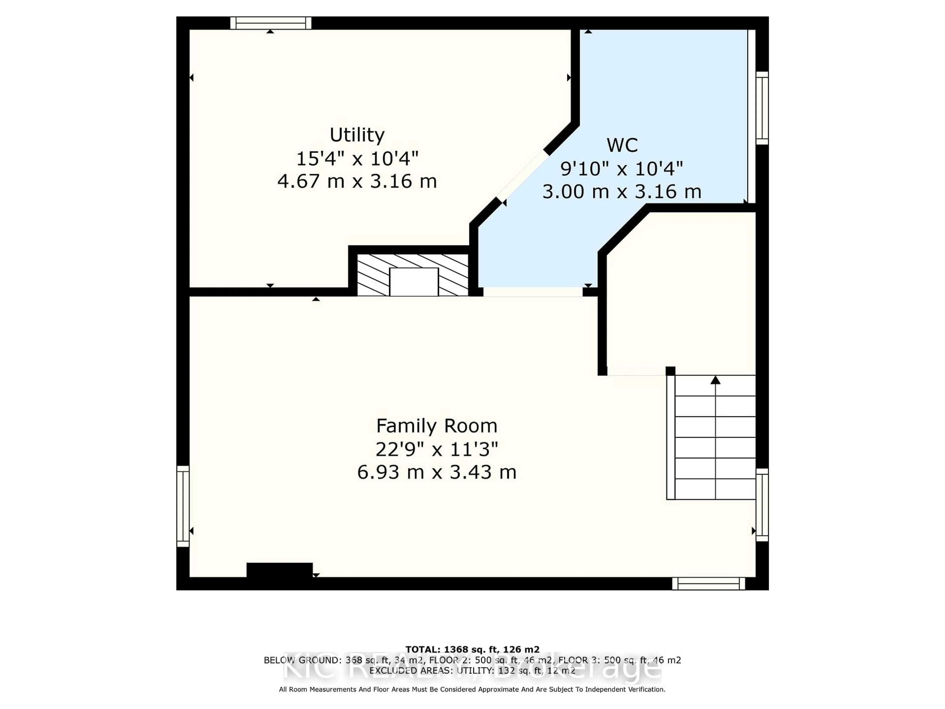 Floor plan for 4 Brunswick Ave, Port Hope Ontario L1A 2H8