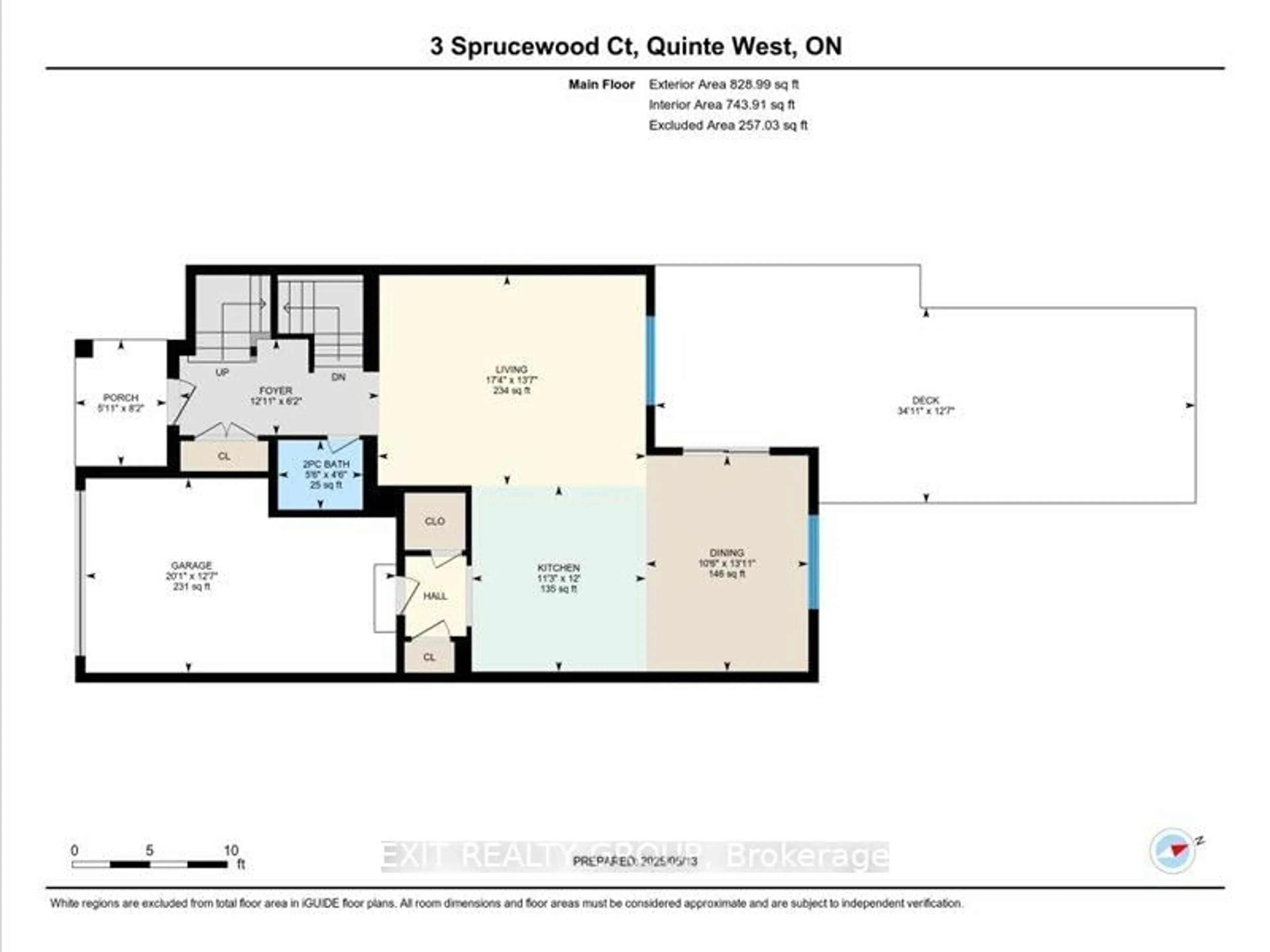 Floor plan for 3 Sprucewood Crt, Hastings Ontario K0K 2C0