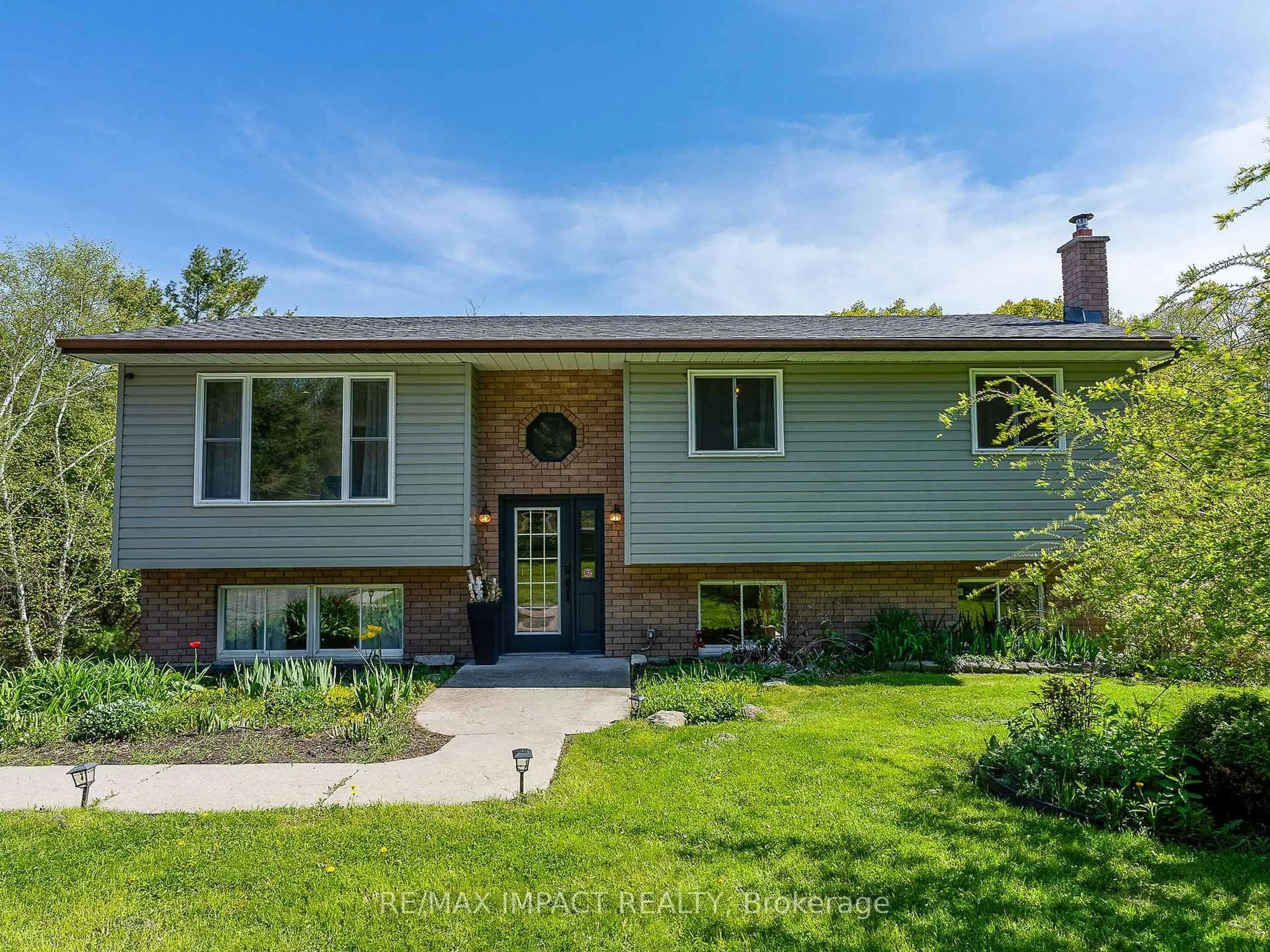 Home with brick exterior material, street for 16899 Telephone Rd, Ingleside Ontario K8V 5P4
