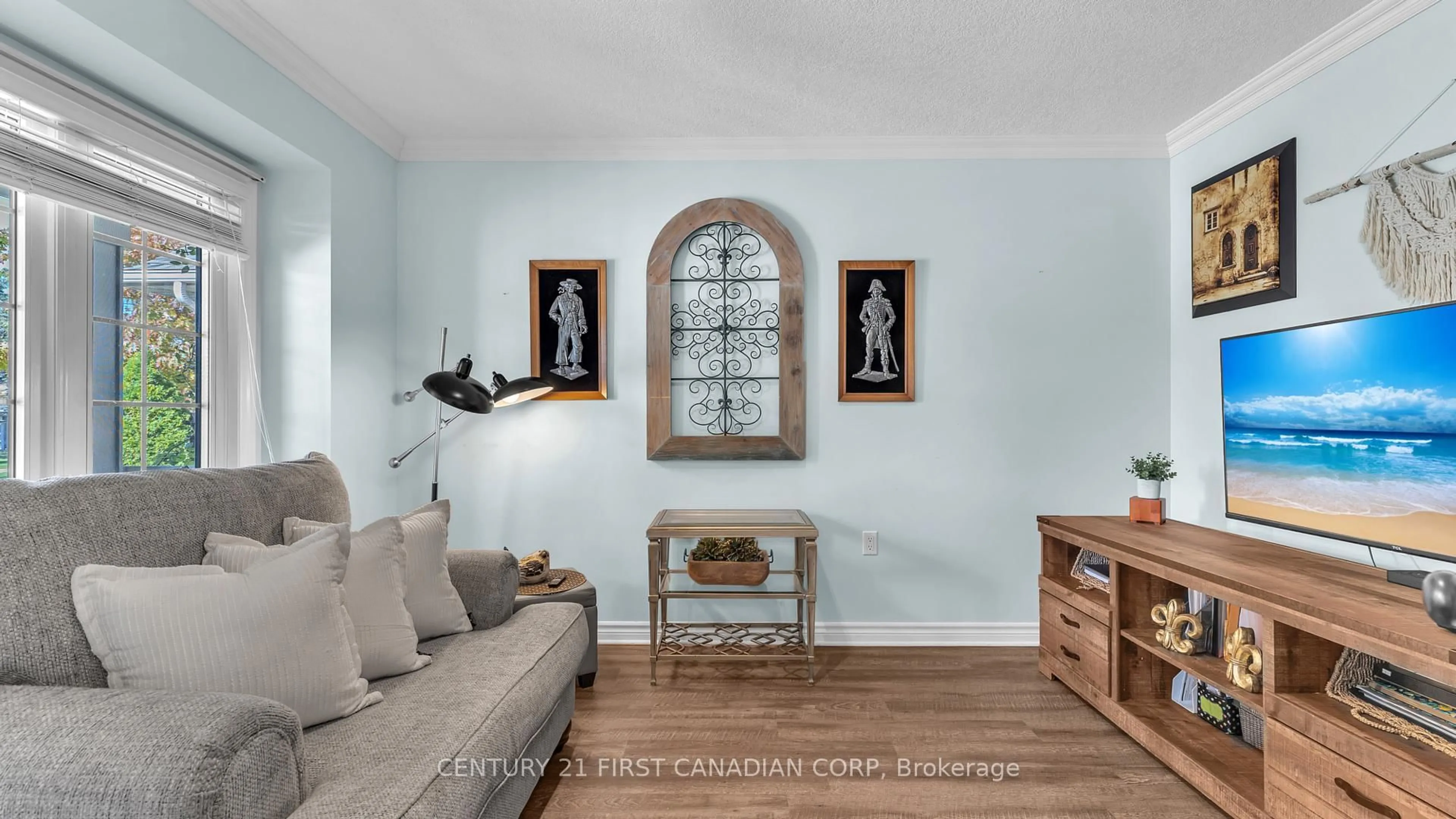 Living room with furniture, unknown for 4.5 Morrison Dr, St. Thomas Ontario N5R 4S6