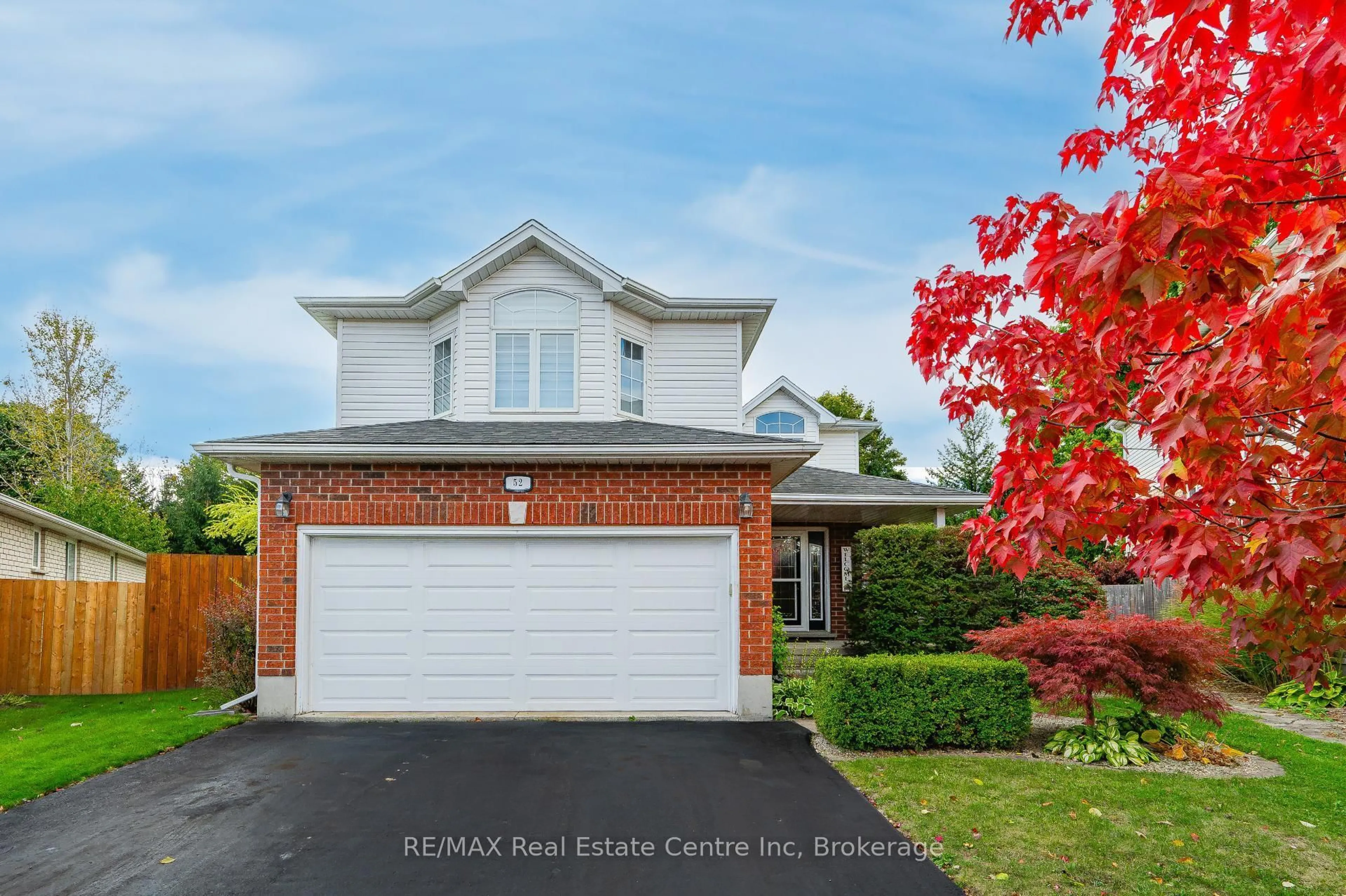 Home with brick exterior material, street for 52 Bond Crt, Guelph Ontario N1H 8N7