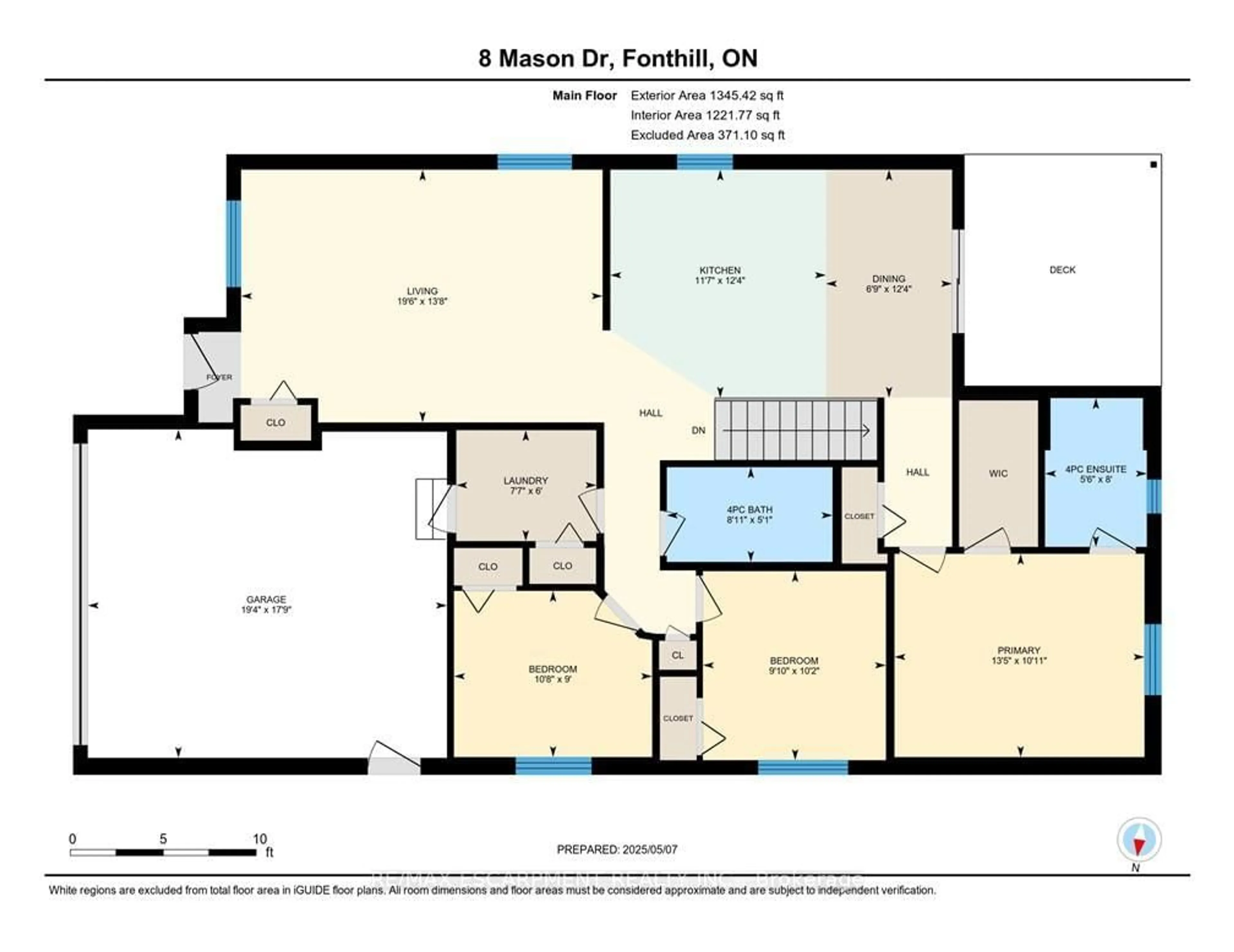 Floor plan for 8 MASON Dr, Pelham Ontario L0S 1E4