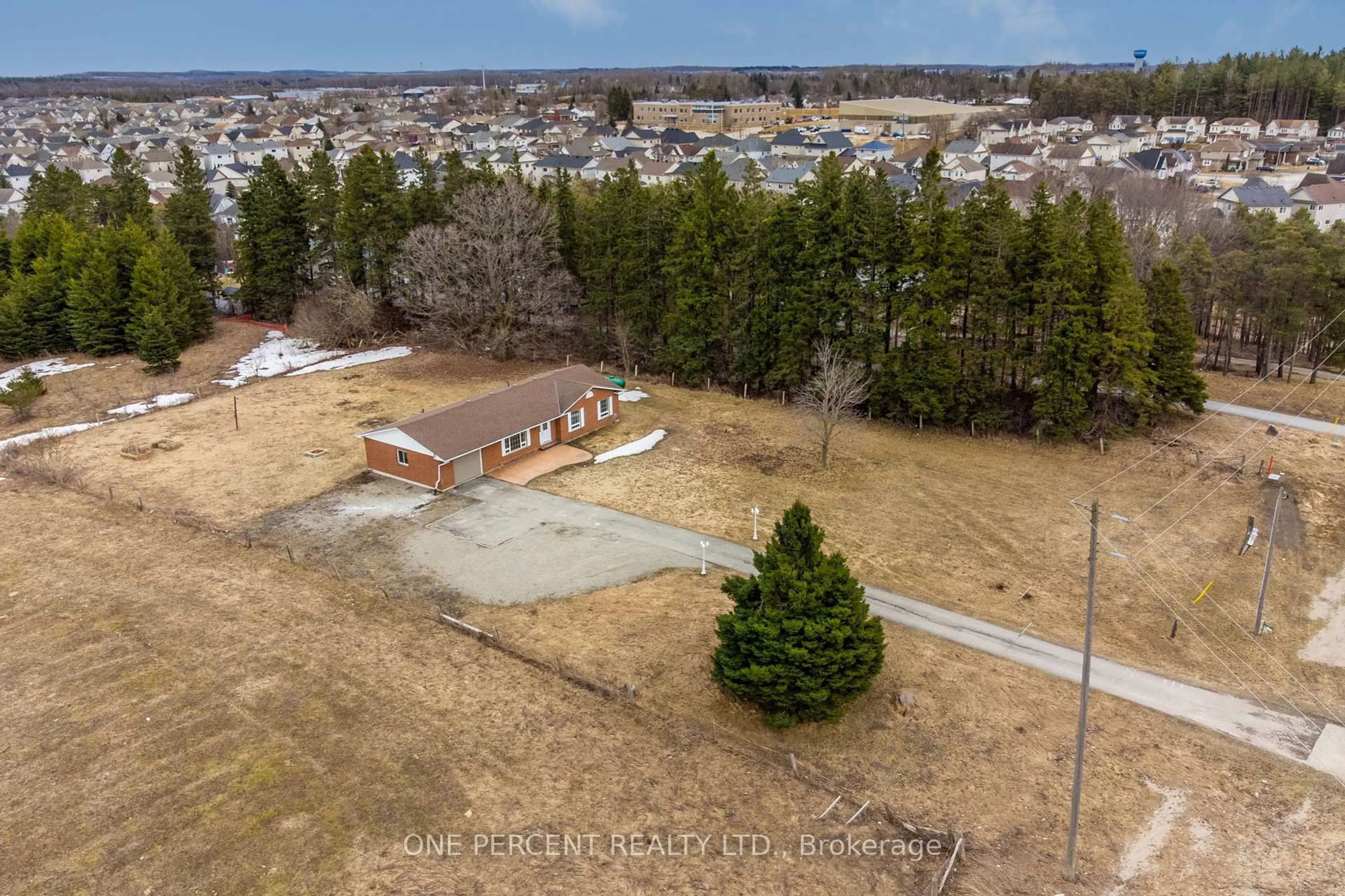 A pic from outside/outdoor area/front of a property/back of a property/a pic from drone, unknown for 156011 Highway 10 N/A, Melancthon Ontario L9V 1X9
