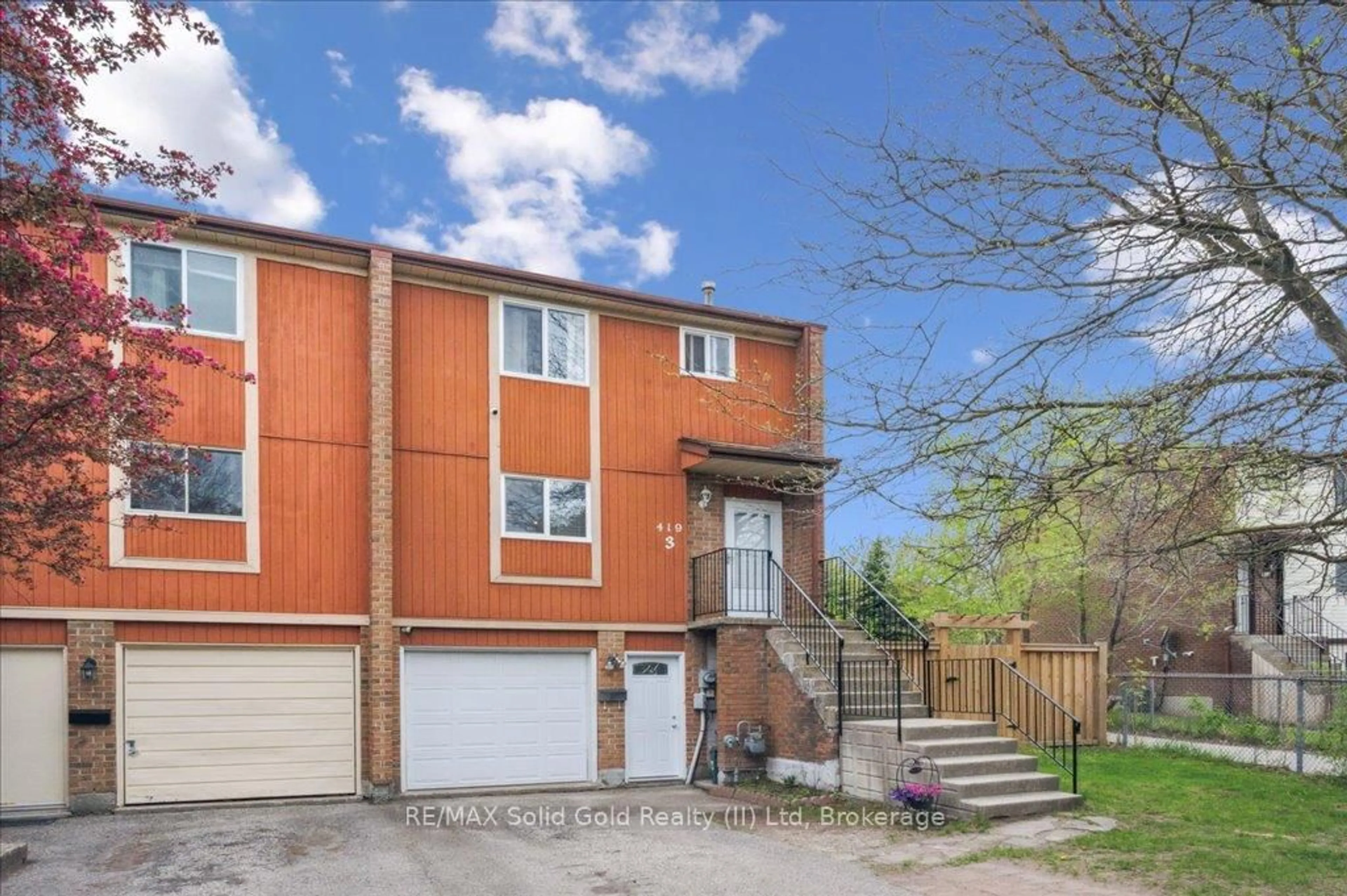 Home with brick exterior material, street for 419 Bairstow Cres #3, Waterloo Ontario N2K 2H7