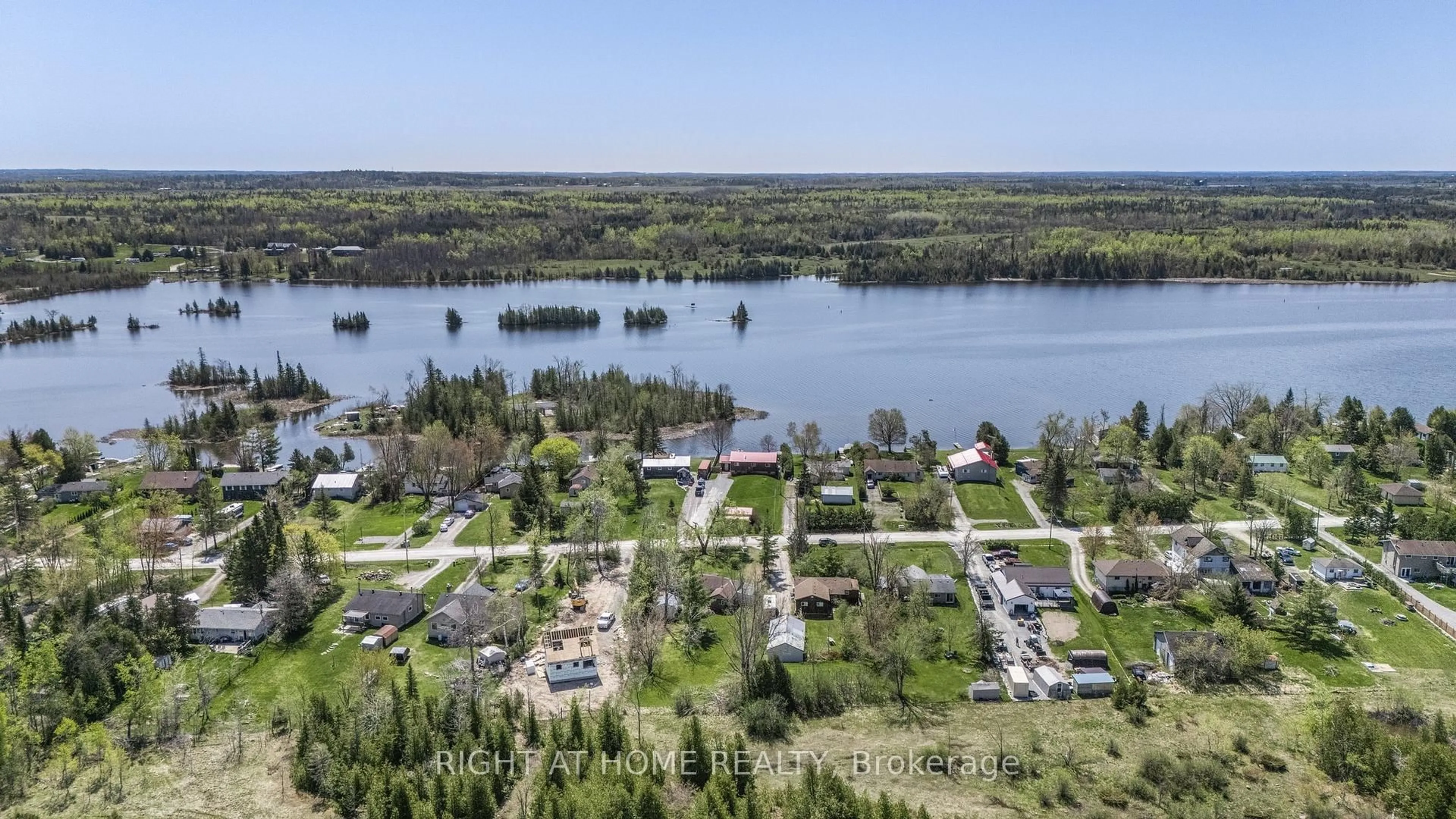 A pic from outside/outdoor area/front of a property/back of a property/a pic from drone, water/lake/river/ocean view for 194 Mcguire Beach Rd, Kawartha Lakes Ontario K0M 2B0