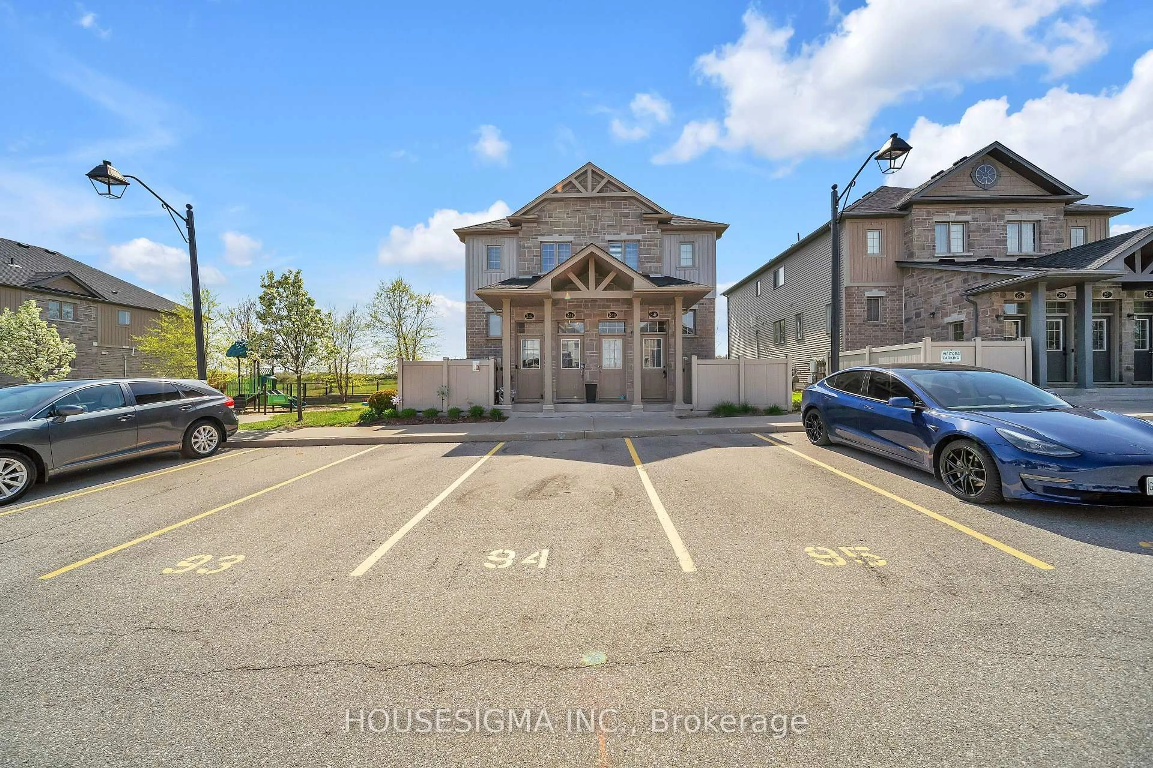 A pic from outside/outdoor area/front of a property/back of a property/a pic from drone, unknown for 388 Old Huron Rd #24B, Kitchener Ontario N2R 0J7