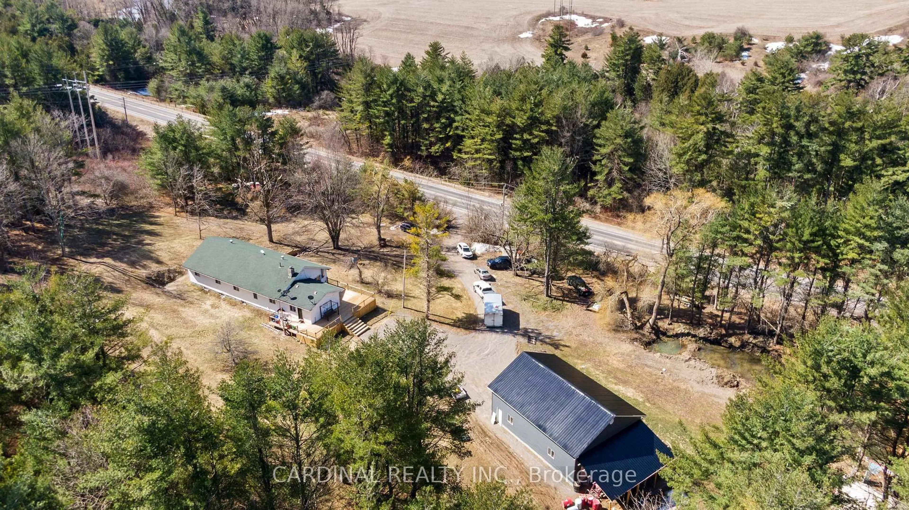 A pic from outside/outdoor area/front of a property/back of a property/a pic from drone, unknown for 1179 County 23 Rd, Alnwick/Haldimand Ontario K0K 2G0