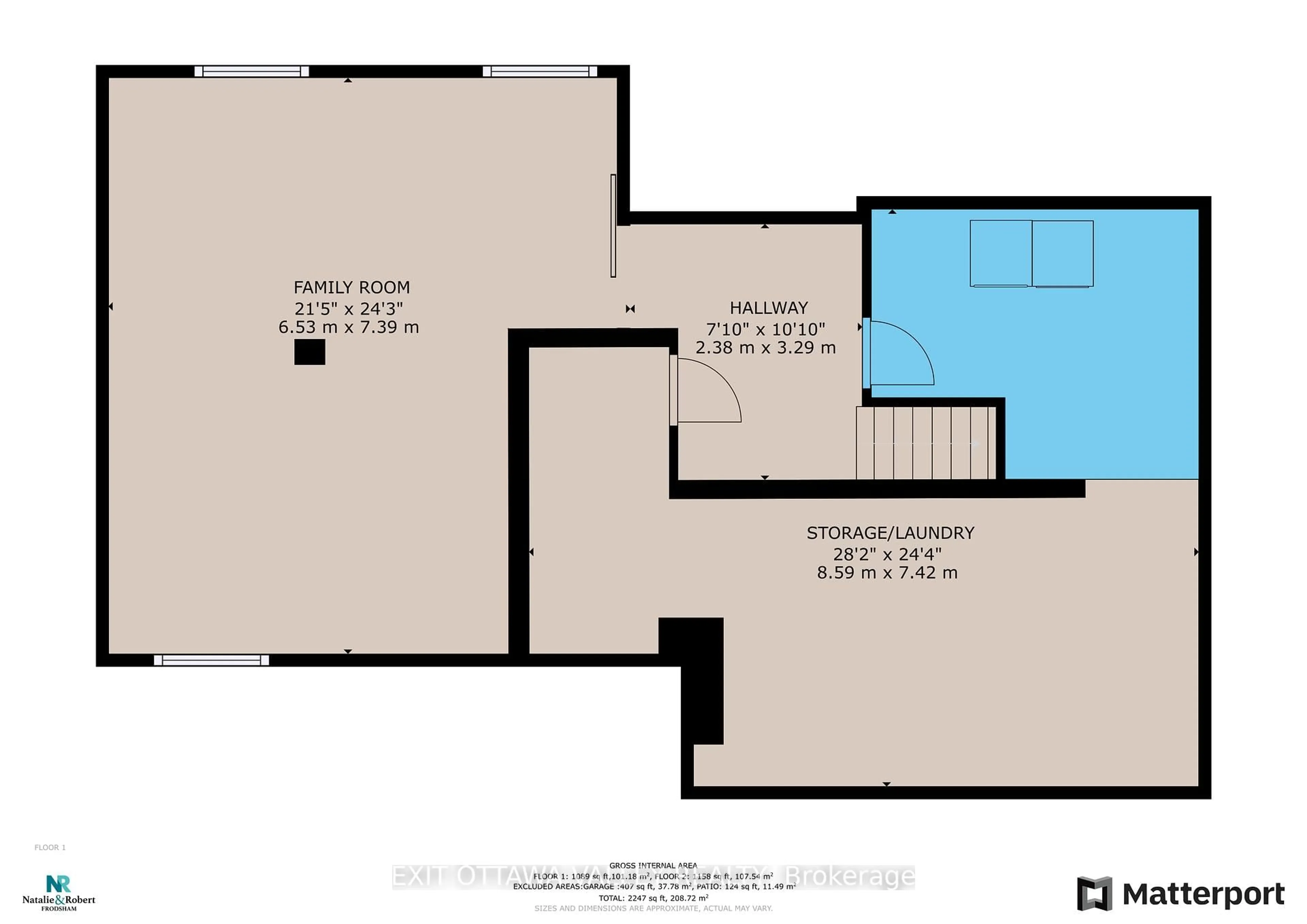 Floor plan for 2297 Beachburg Rd, Beachburg Ontario K0J 1C0