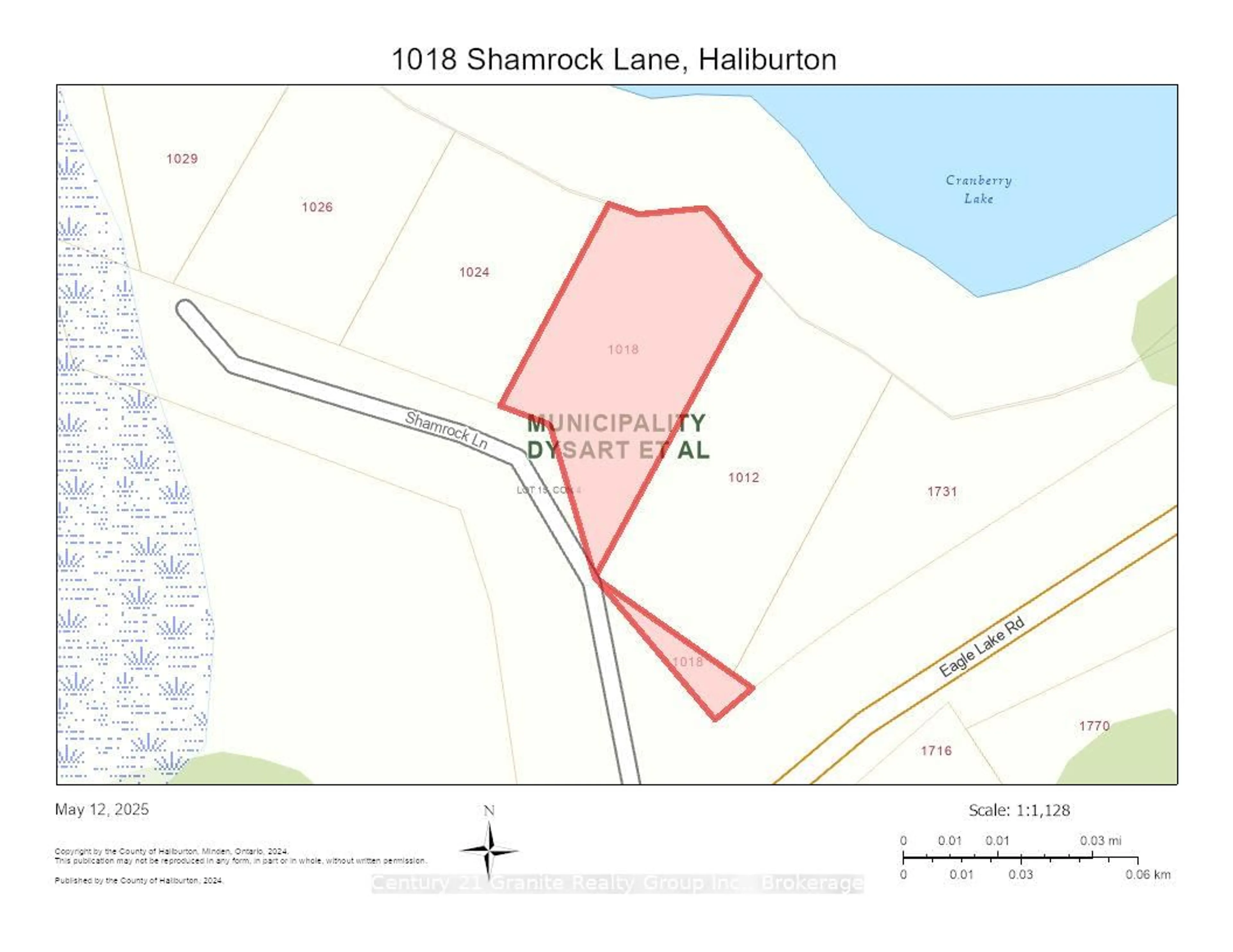 Floor plan for 1018 Shamrock Lane, Dysart et al Ontario K0M 1S0