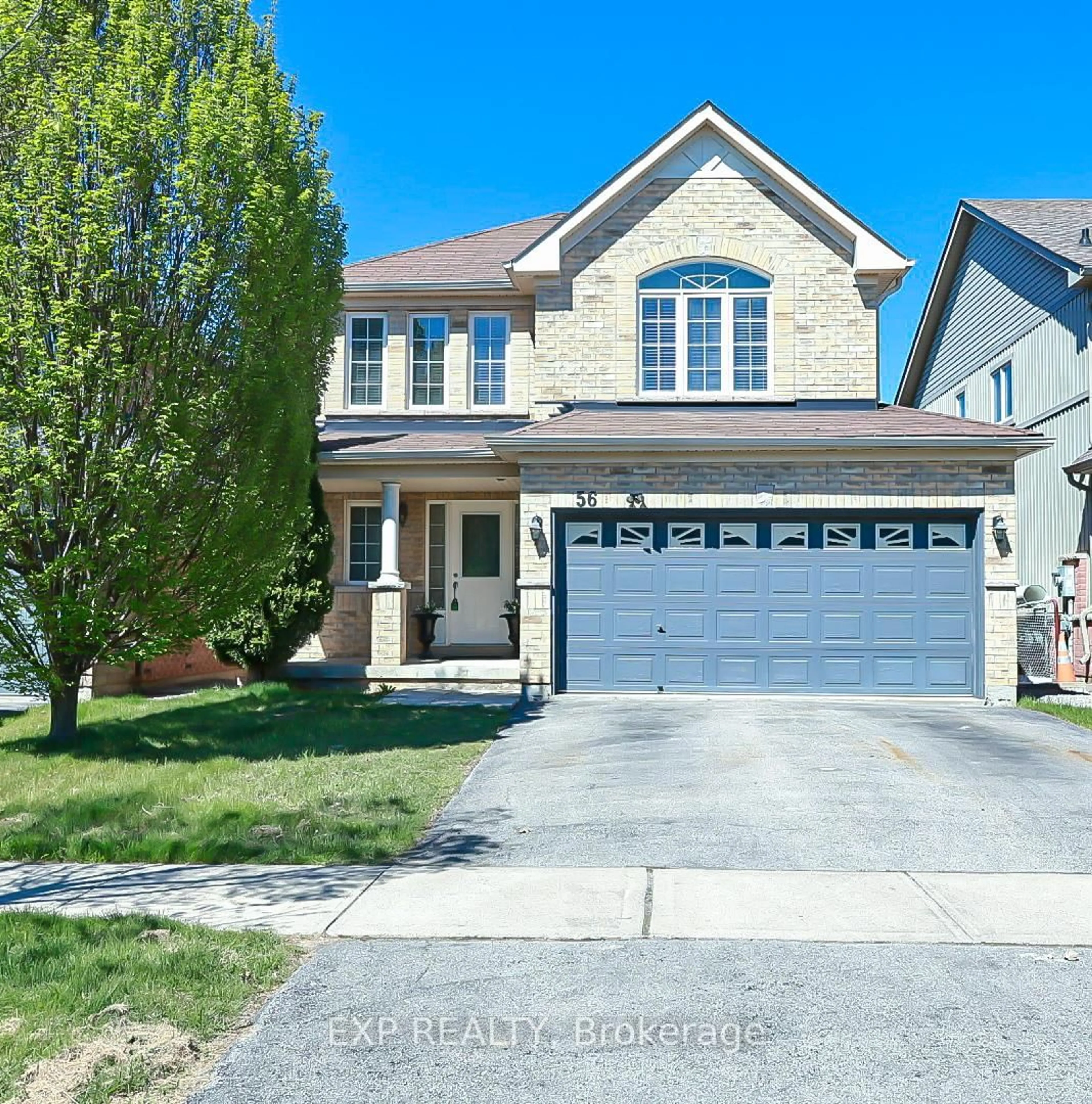 Home with brick exterior material, street for 56 Hansford Dr, Brantford Ontario N3S 0B3