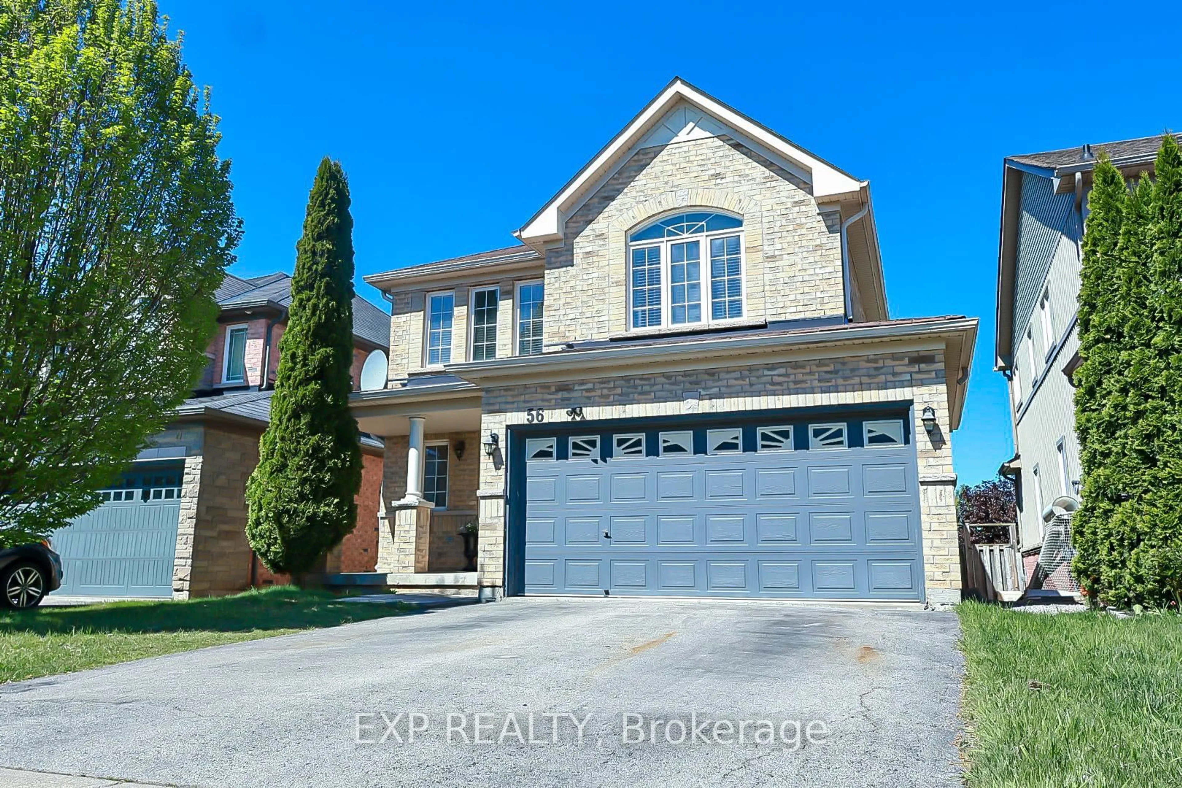 Home with brick exterior material, street for 56 Hansford Dr, Brantford Ontario N3S 0B3