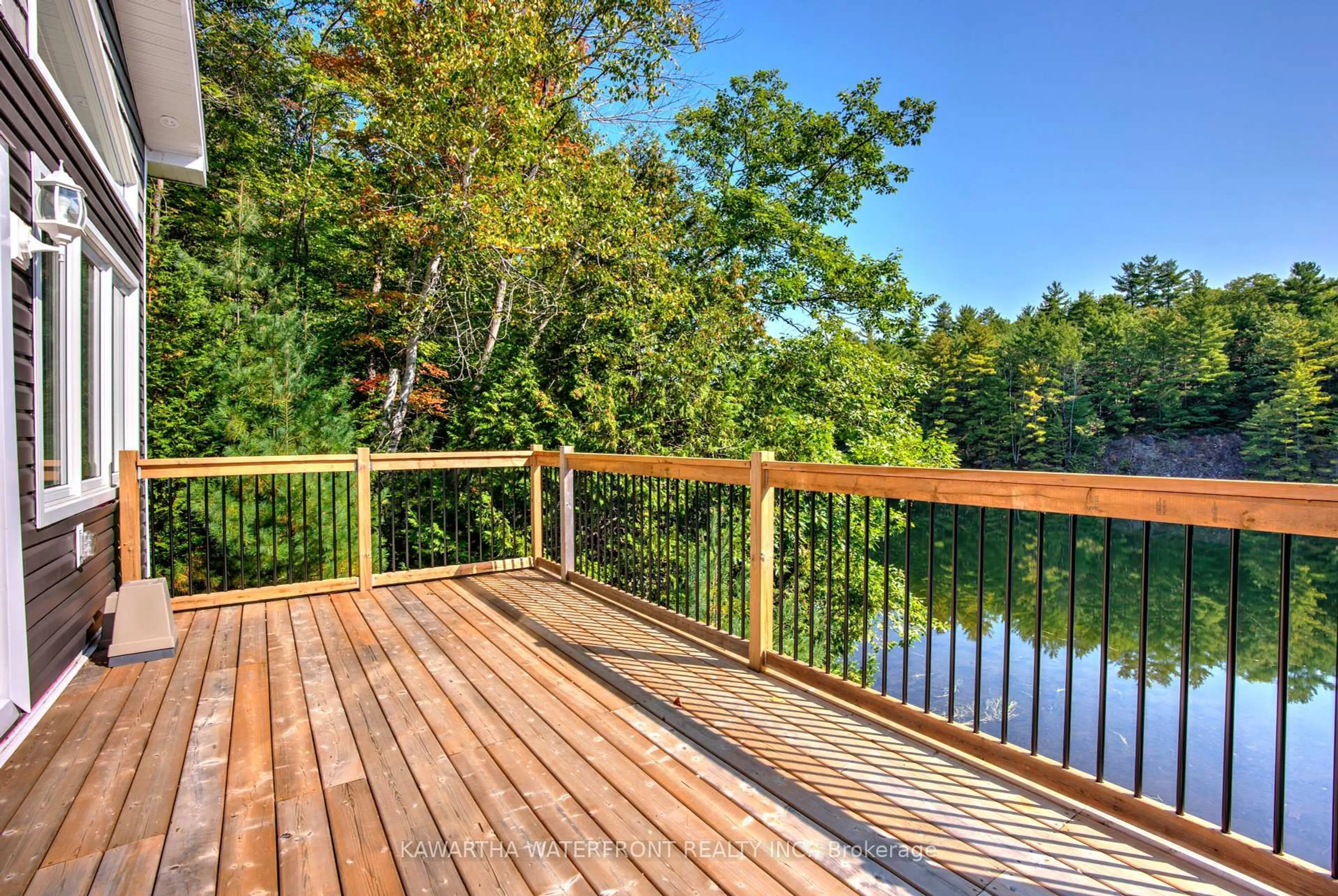 Patio, water/lake/river/ocean view for 99 Fire Route 394 Rte, Trent Lakes Ontario K0M 2A0