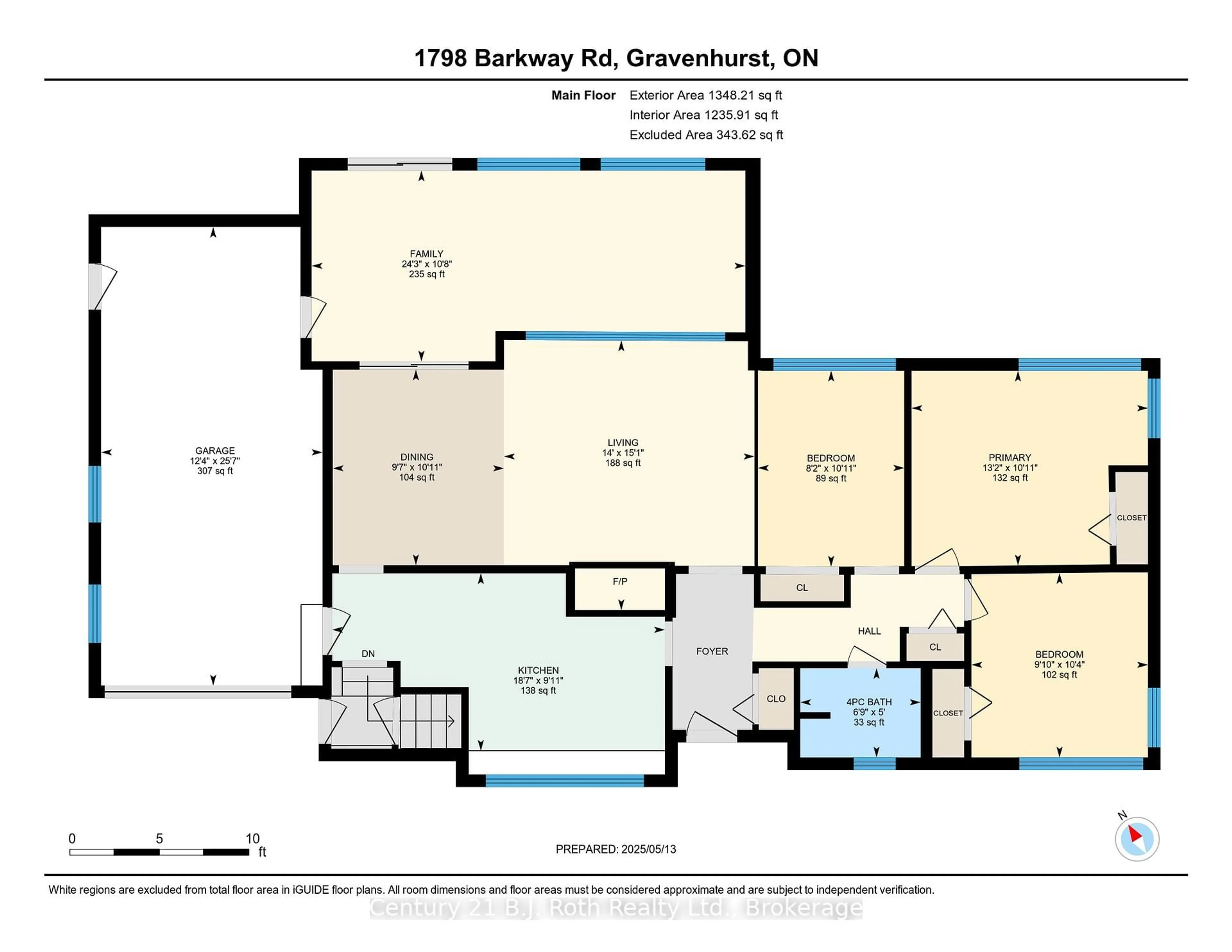 Floor plan for 1798 Barkway Rd, Gravenhurst Ontario P1P 1R3
