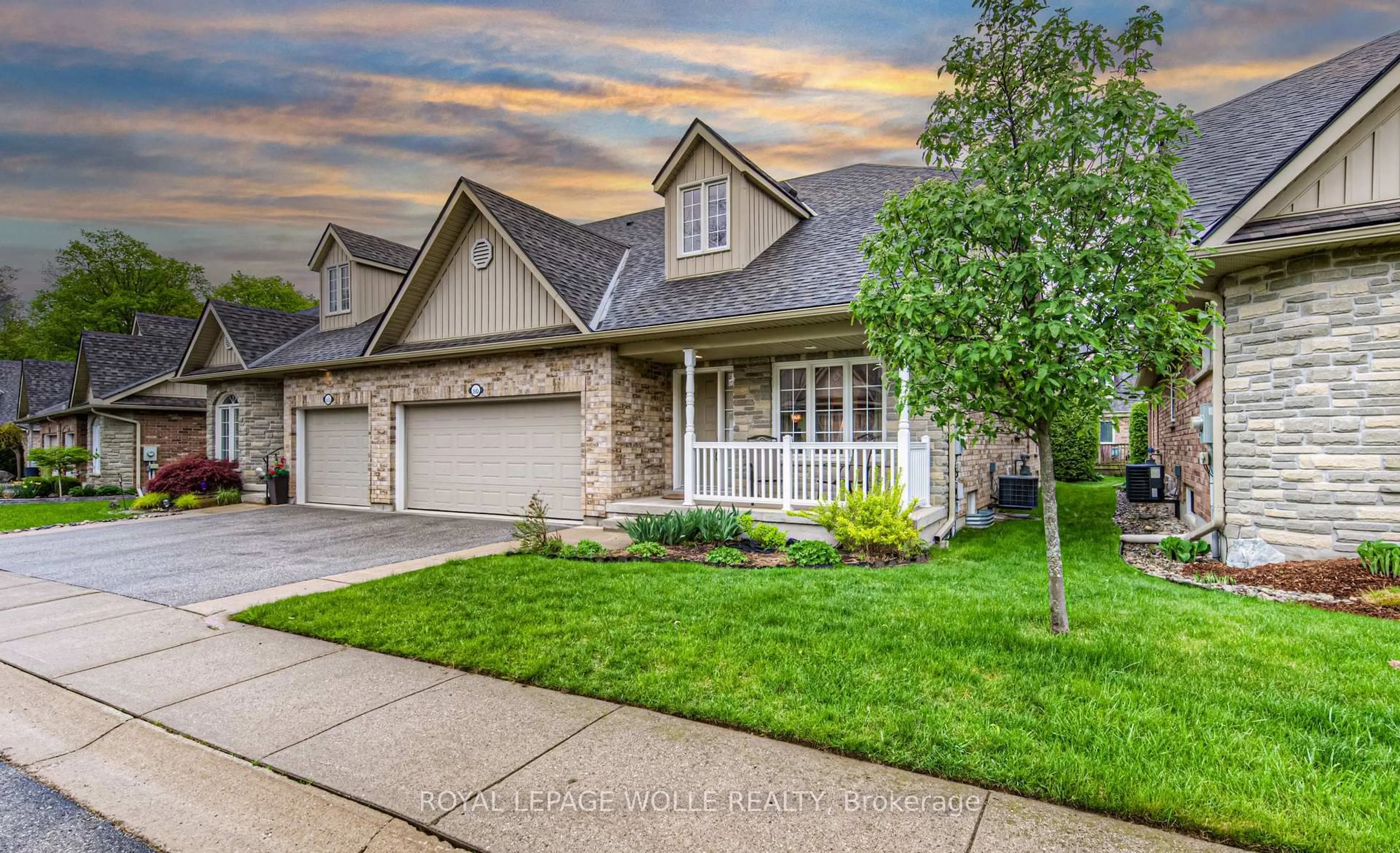 Home with brick exterior material, street for 350 Doon Valley Dr #10D, Kitchener Ontario N2P 2M9
