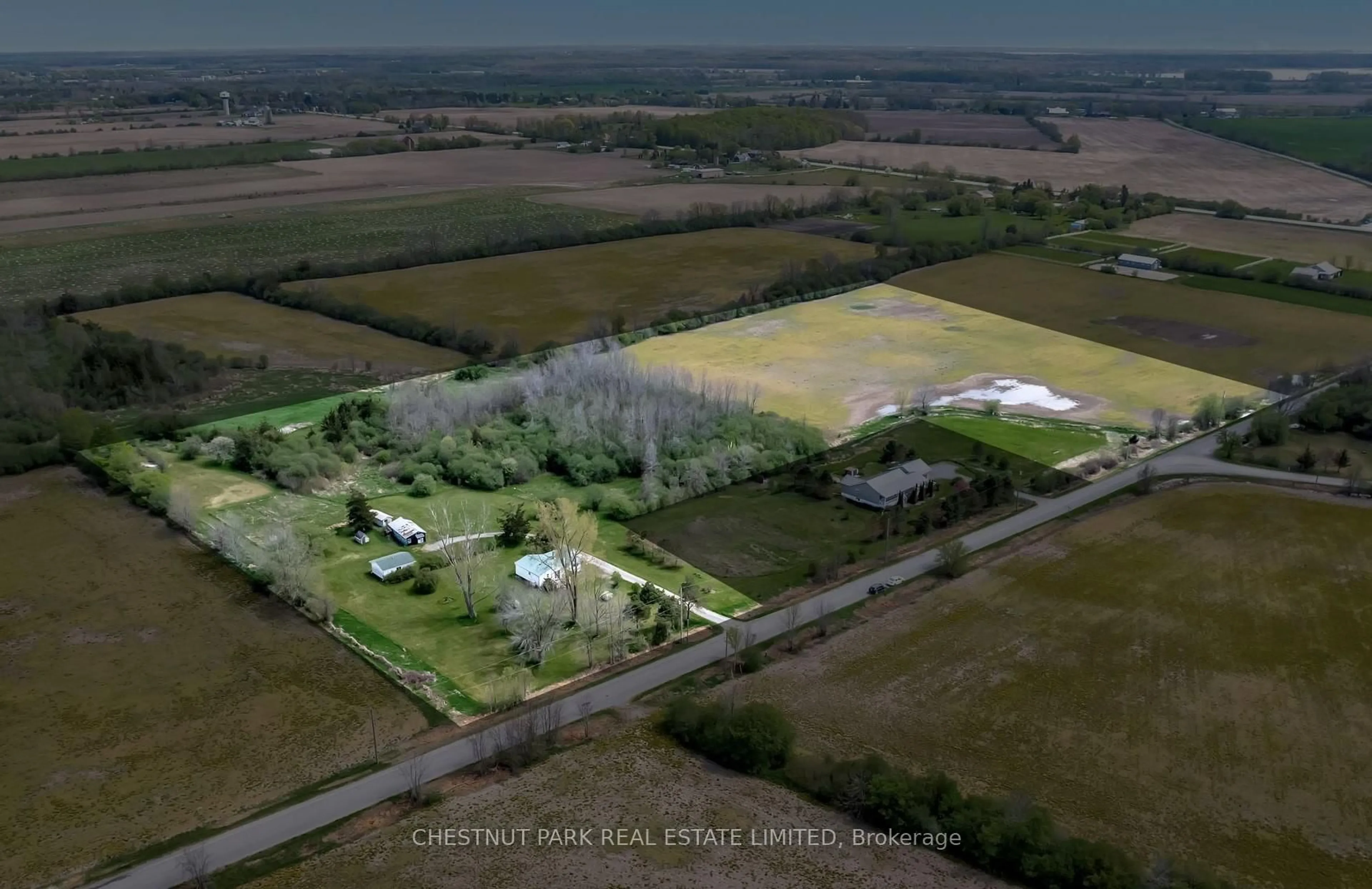 A pic from outside/outdoor area/front of a property/back of a property/a pic from drone, building for 418 Matthie Rd, Prince Edward County Ontario K0K 1G0