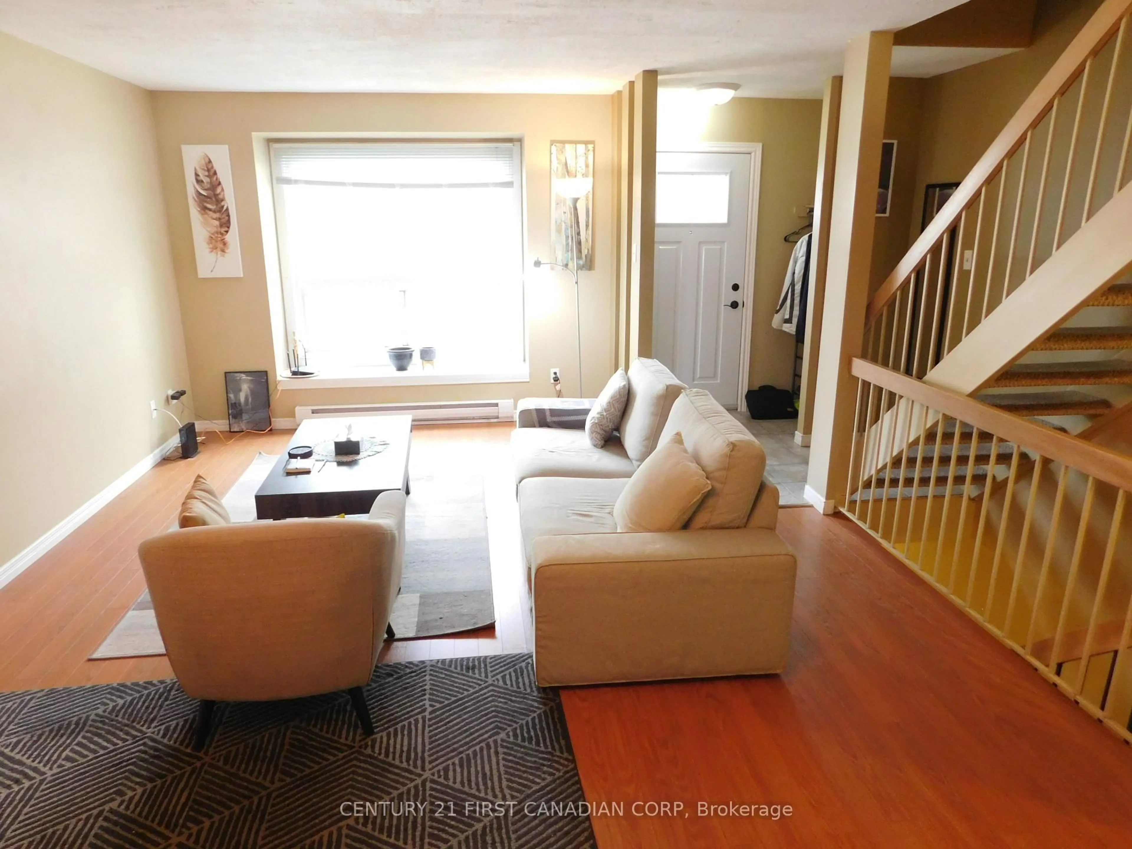Living room with furniture, unknown for 253 Taylor St #22, London East Ontario N5Y 2J6