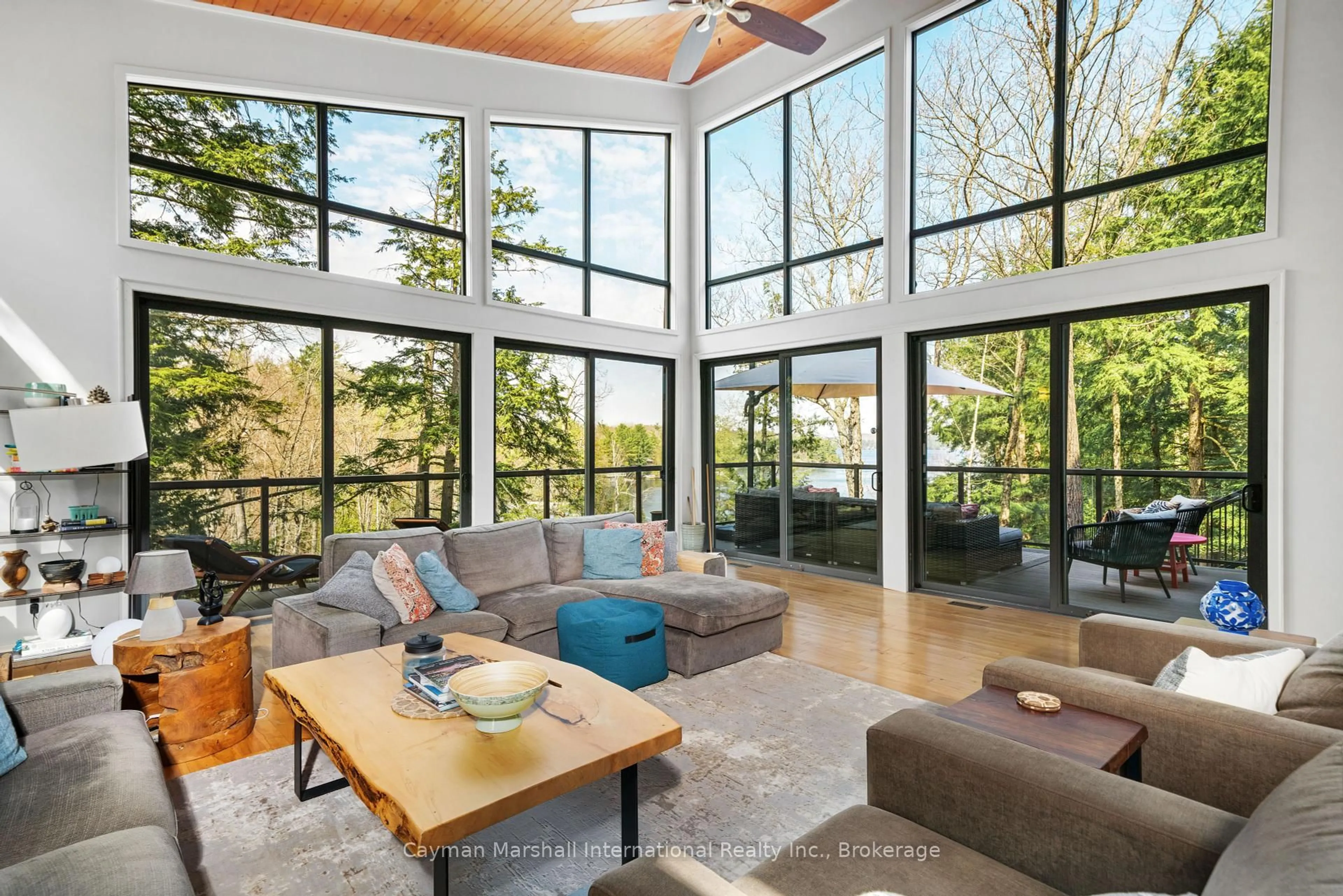 Living room with furniture, unknown for 27 Island Tobins R60 Island, Muskoka Lakes Ontario P0B 1J0