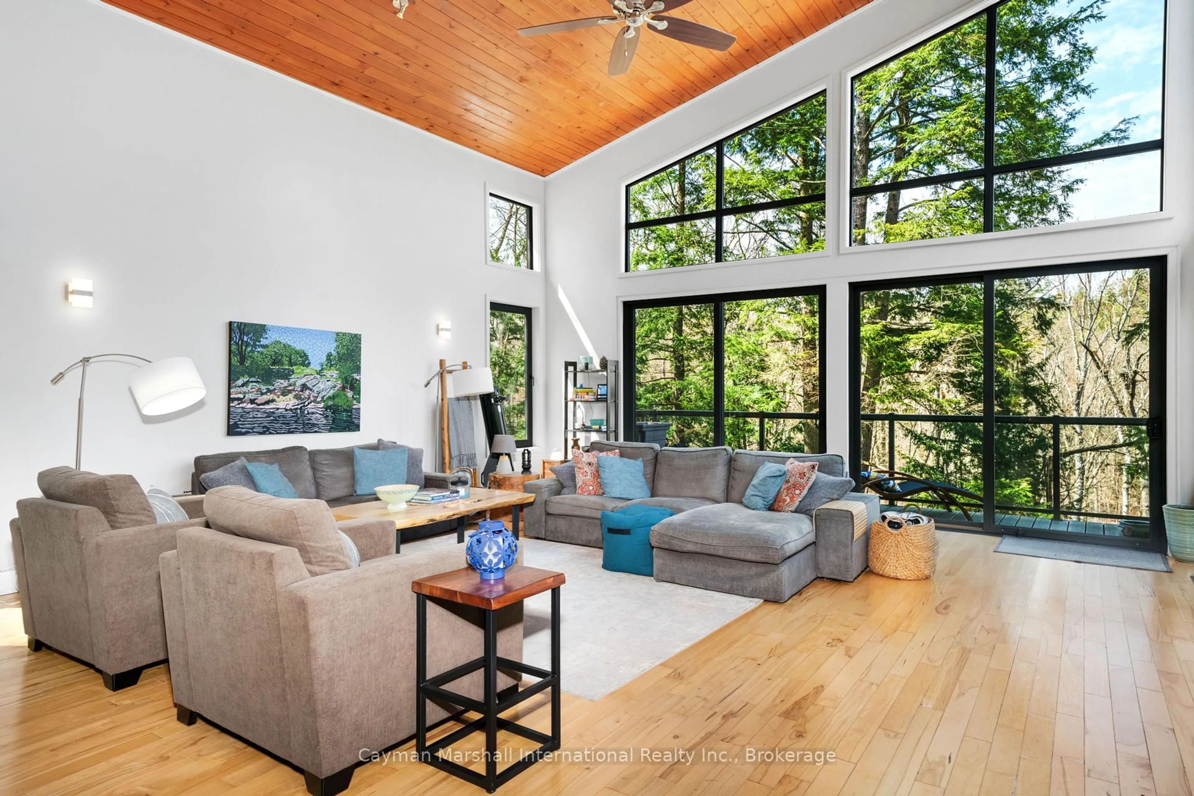 Living room with furniture, unknown for 27 Island Tobins R60 Island, Muskoka Lakes Ontario P0B 1J0