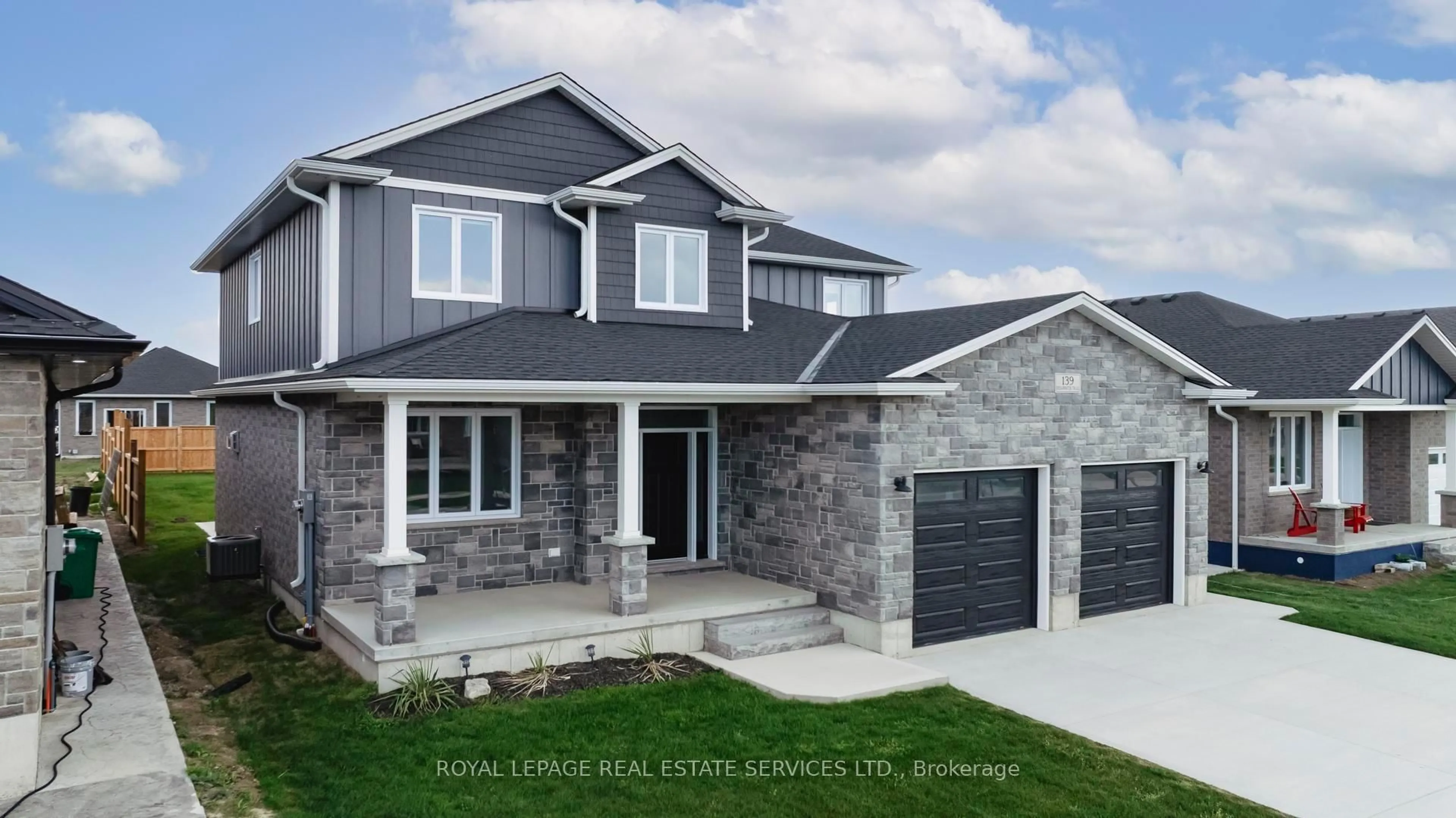 Home with vinyl exterior material, street for 139 Shearwater Tr, Goderich Ontario N7A 0C7