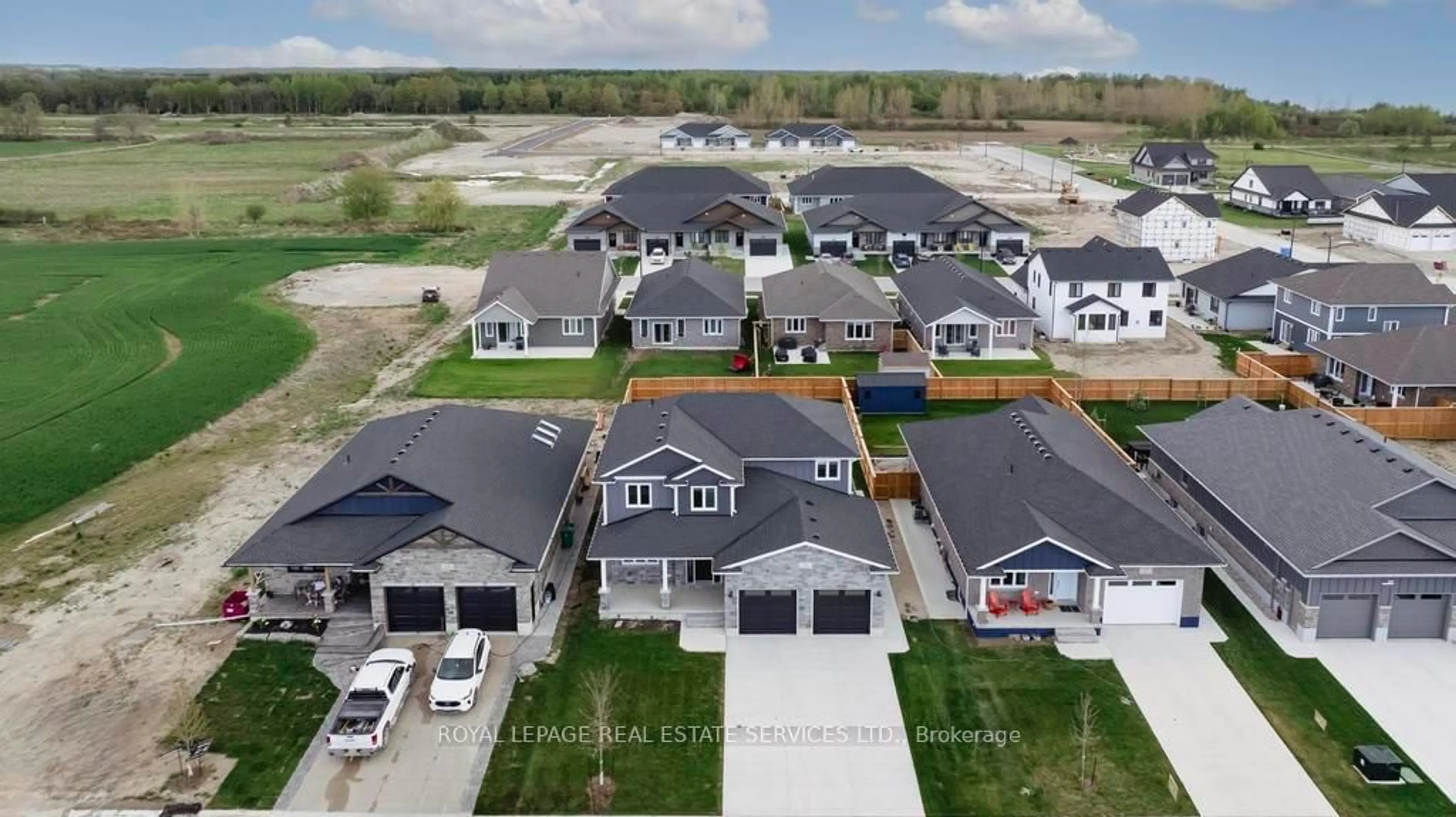 A pic from outside/outdoor area/front of a property/back of a property/a pic from drone, street for 139 Shearwater Tr, Goderich Ontario N7A 0C7