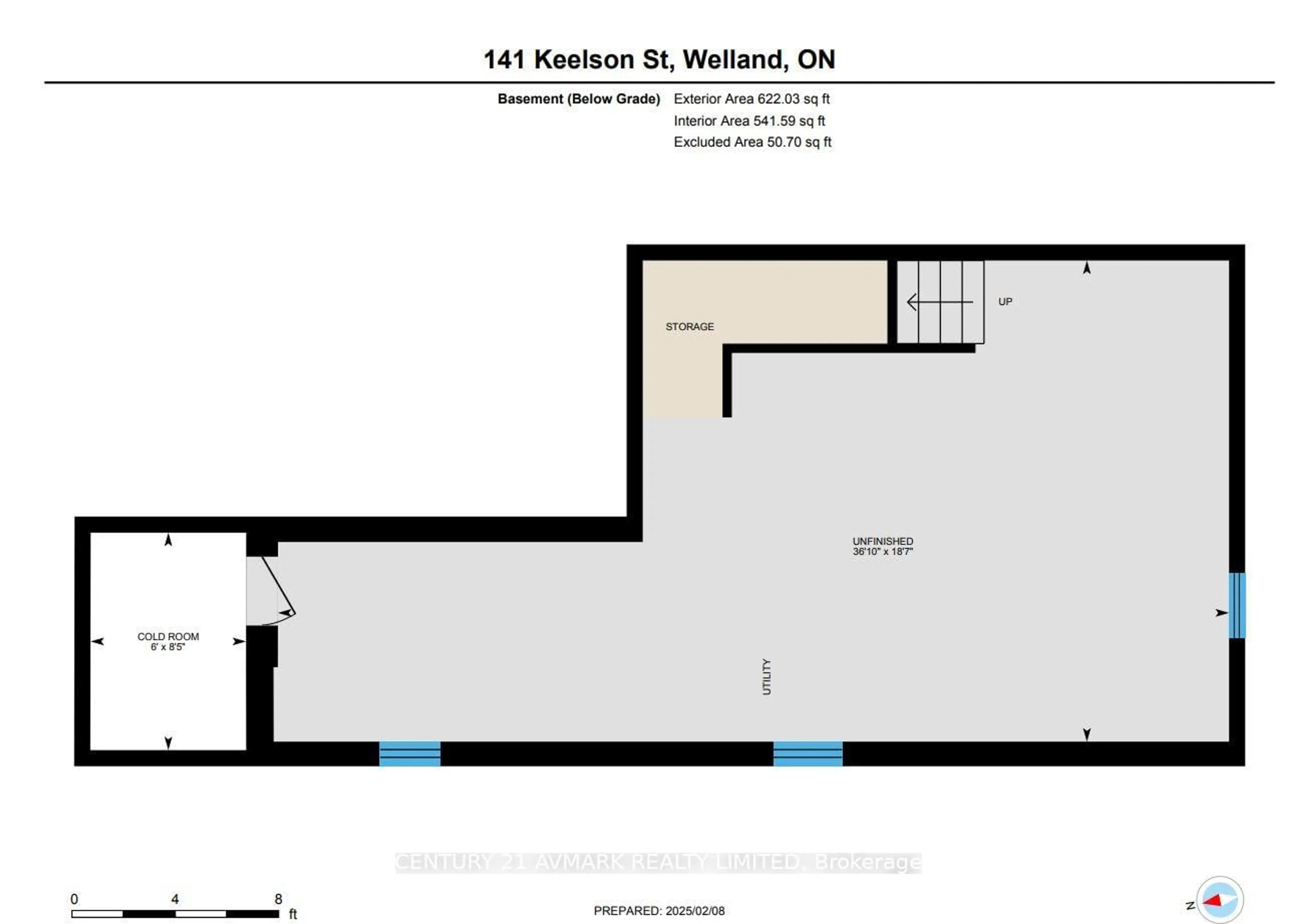 Floor plan for 141 Keelson St, Welland Ontario L3B 0M6