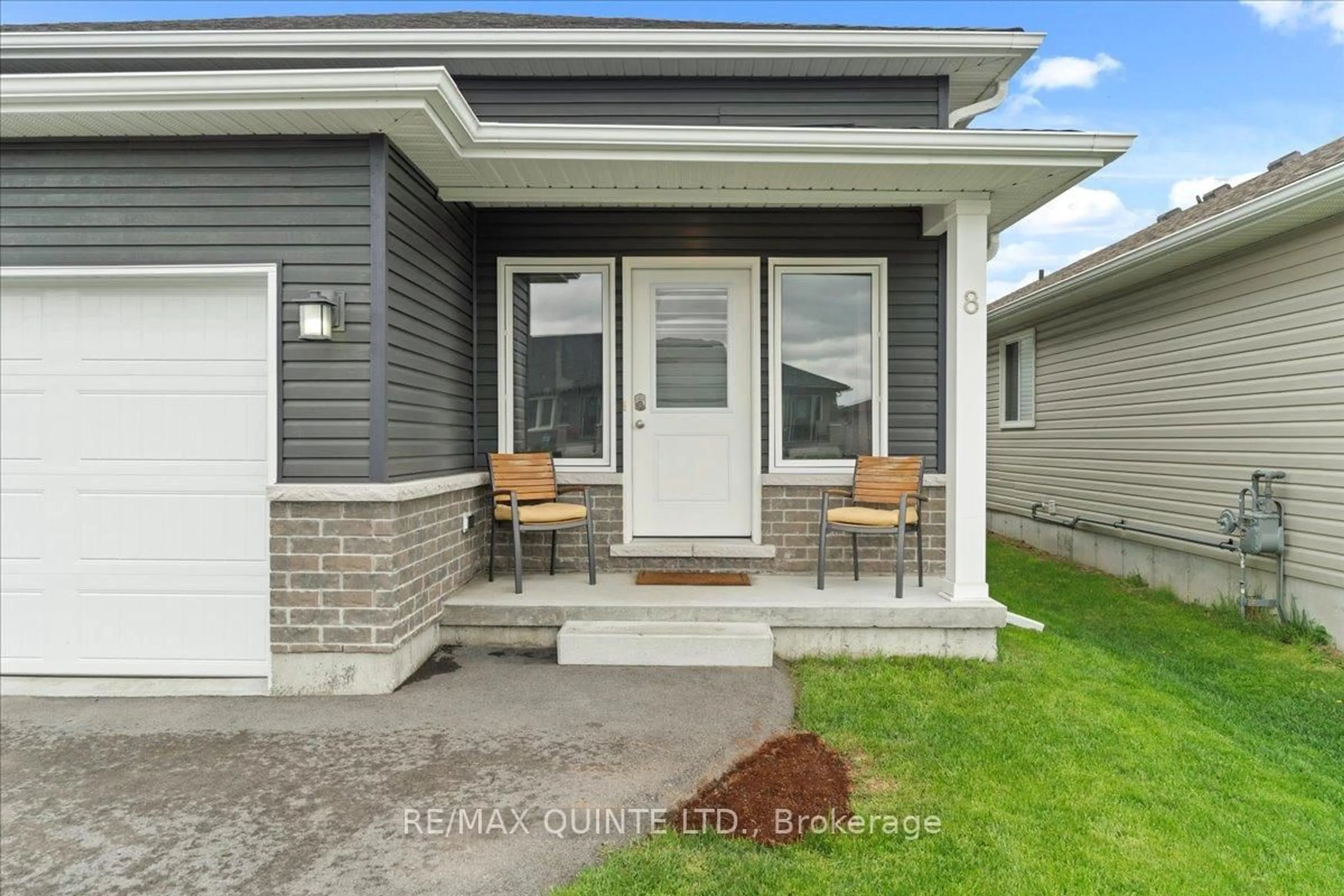 Home with vinyl exterior material, street for 8 Caleb Cres, Hastings Ontario K0K 2C0