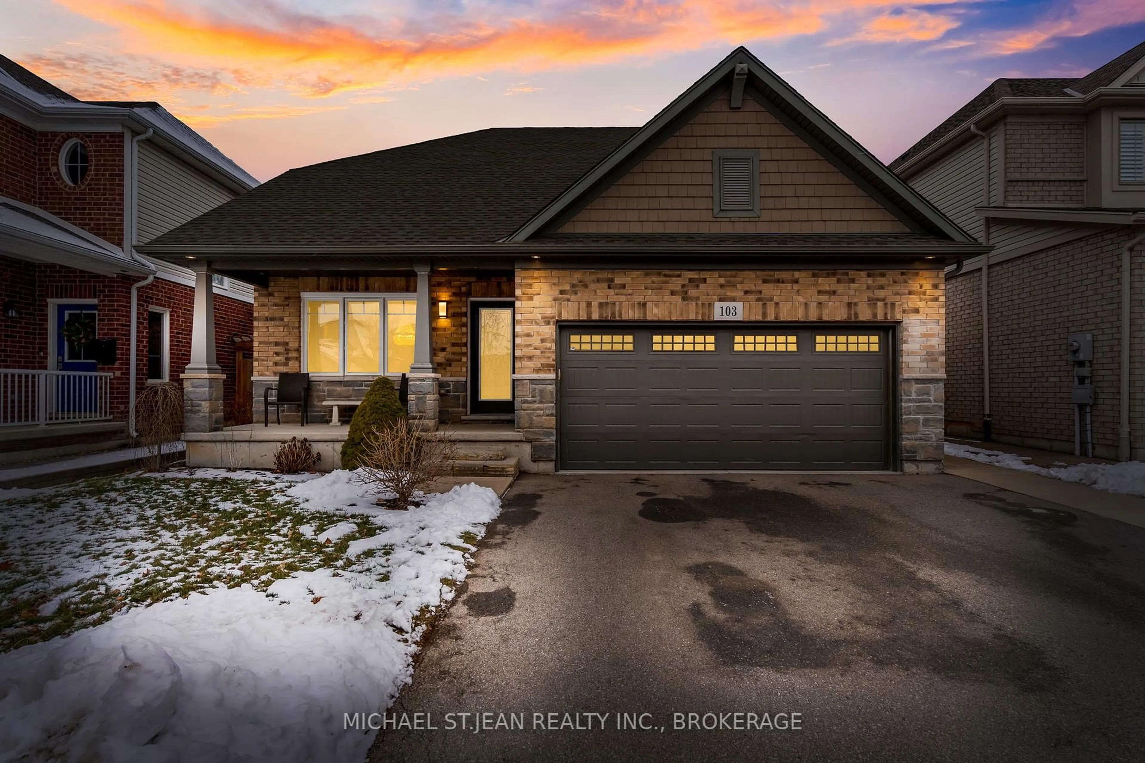 Home with brick exterior material, street for 103 Tuliptree Rd, Thorold Ontario L2V 0A5
