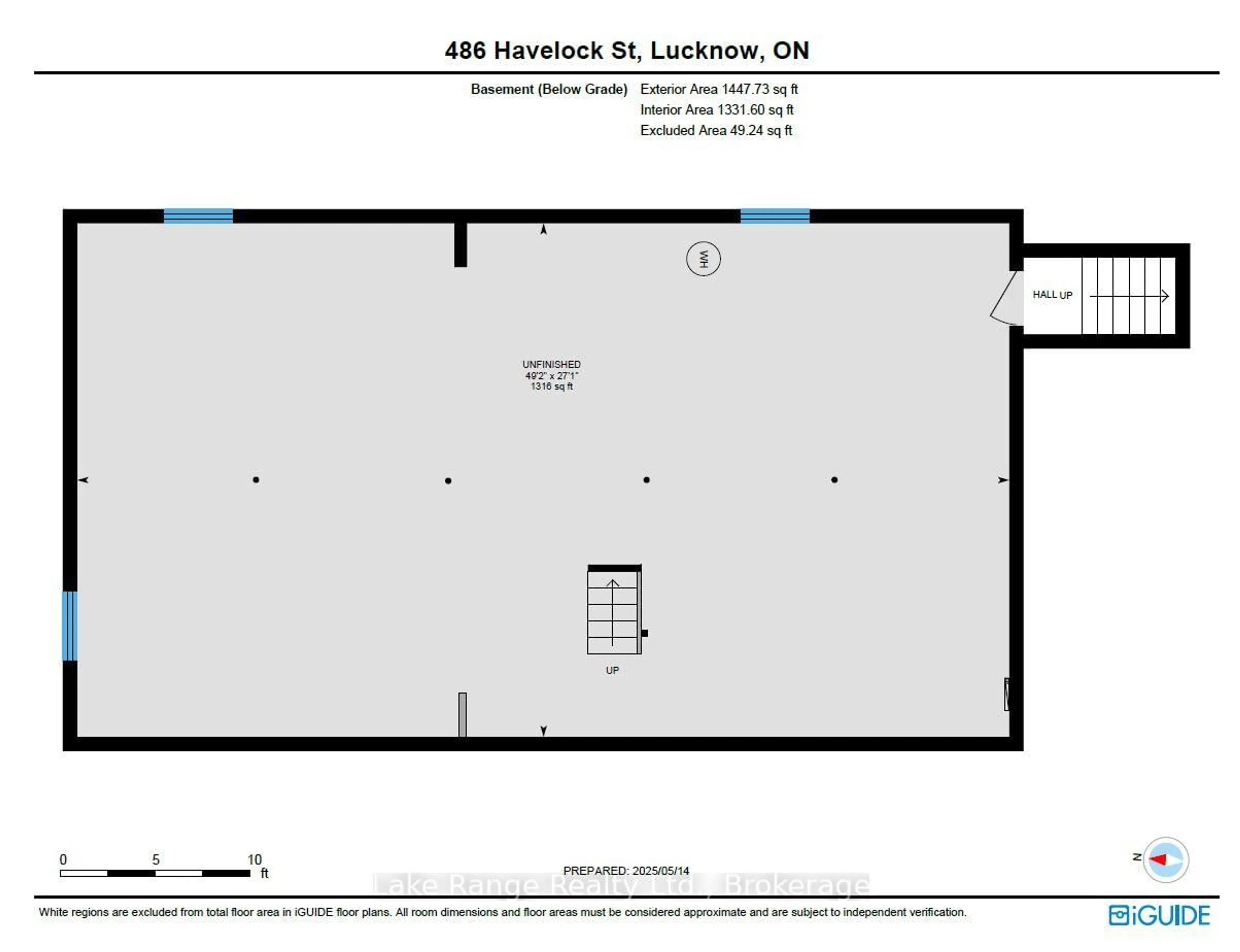 Floor plan for 486 Havelock St, Huron-Kinloss Ontario N0G 2H0