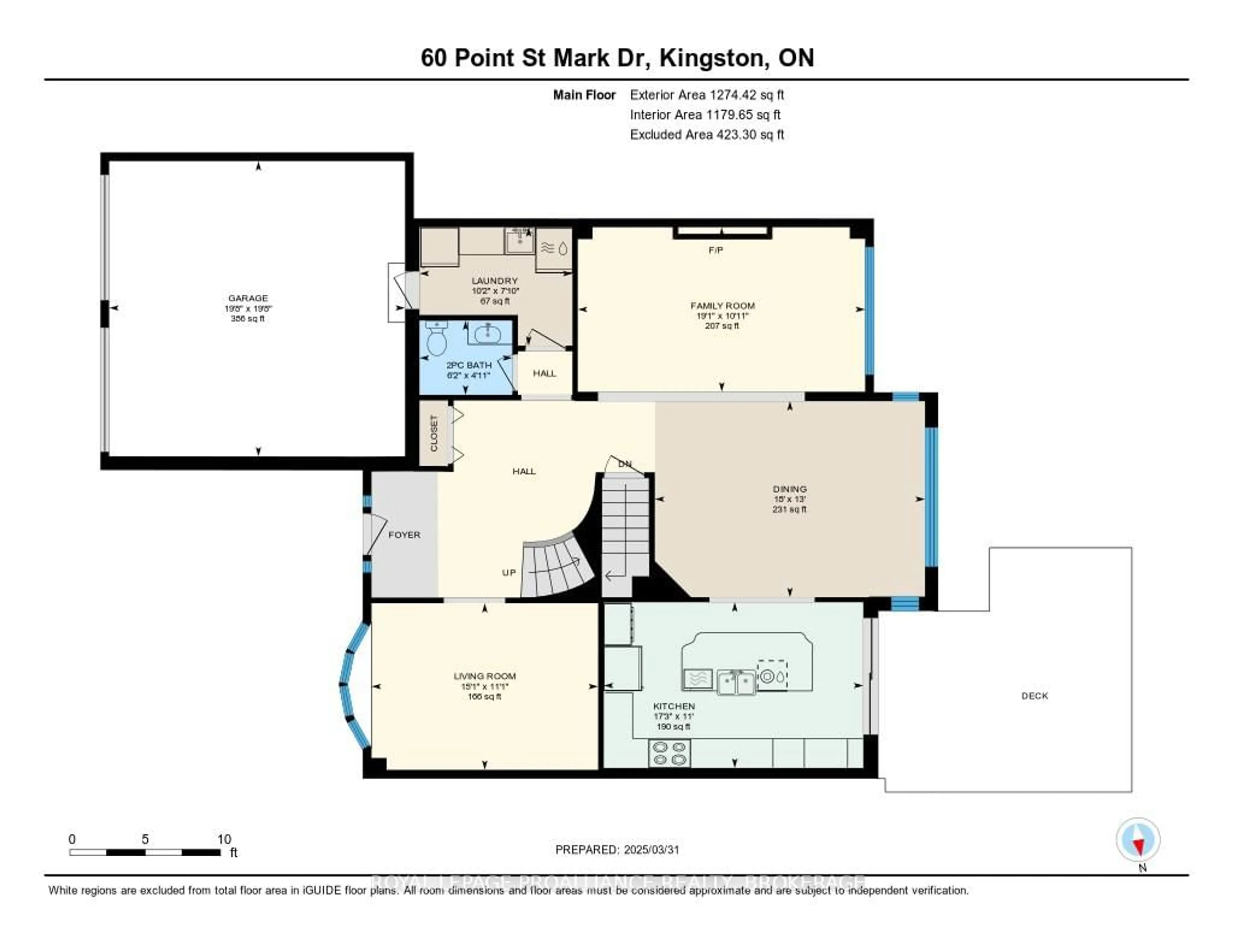 Floor plan for 60 Point St. Mark Dr, Kingston Ontario K7K 6L8