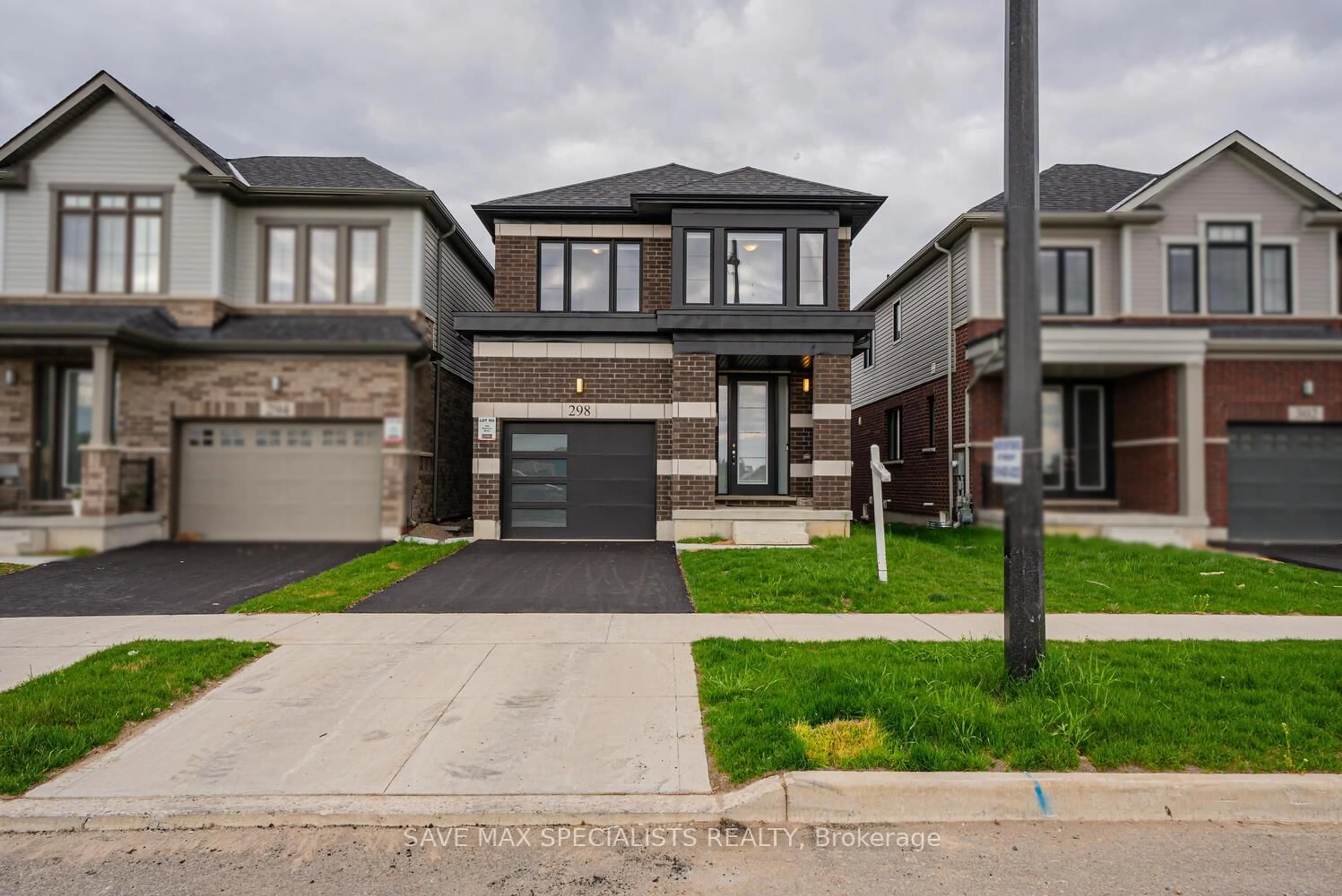 Home with brick exterior material, street for 298 Newman Dr, Cambridge Ontario N1S 0E1